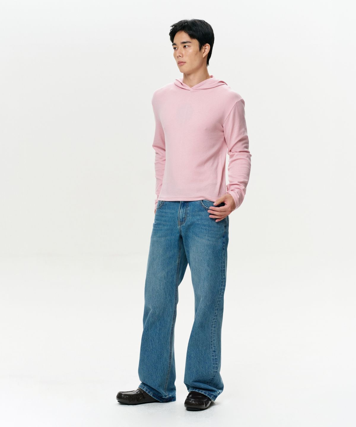 이알에이(ERA) MEN ERA JERSEY HOODED TOP - PINK