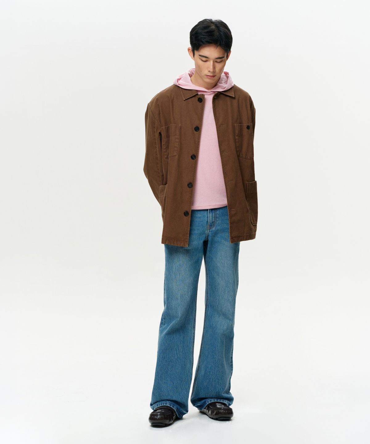 이알에이(ERA) MEN ERA JERSEY HOODED TOP - PINK