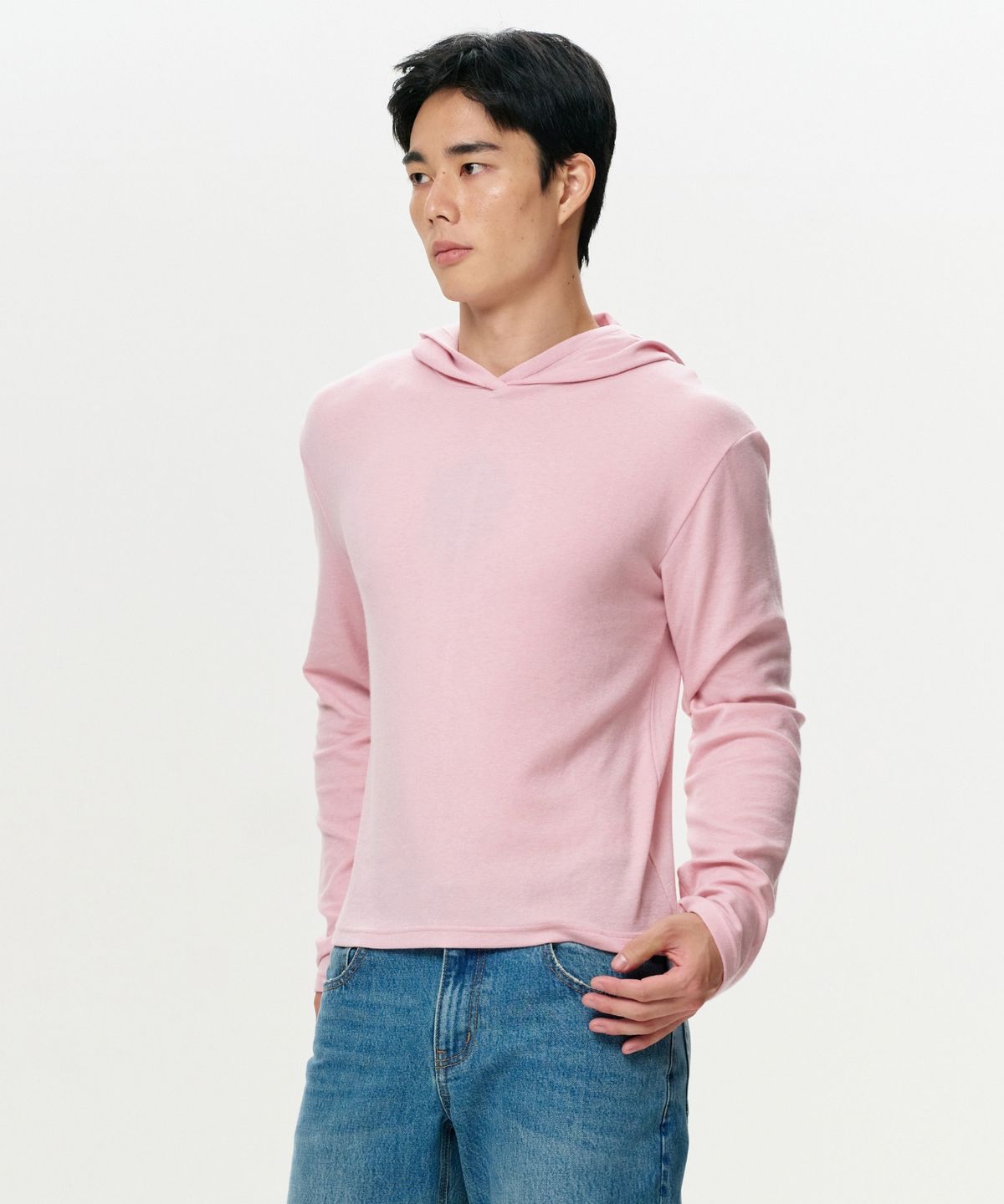 이알에이(ERA) MEN ERA JERSEY HOODED TOP - PINK