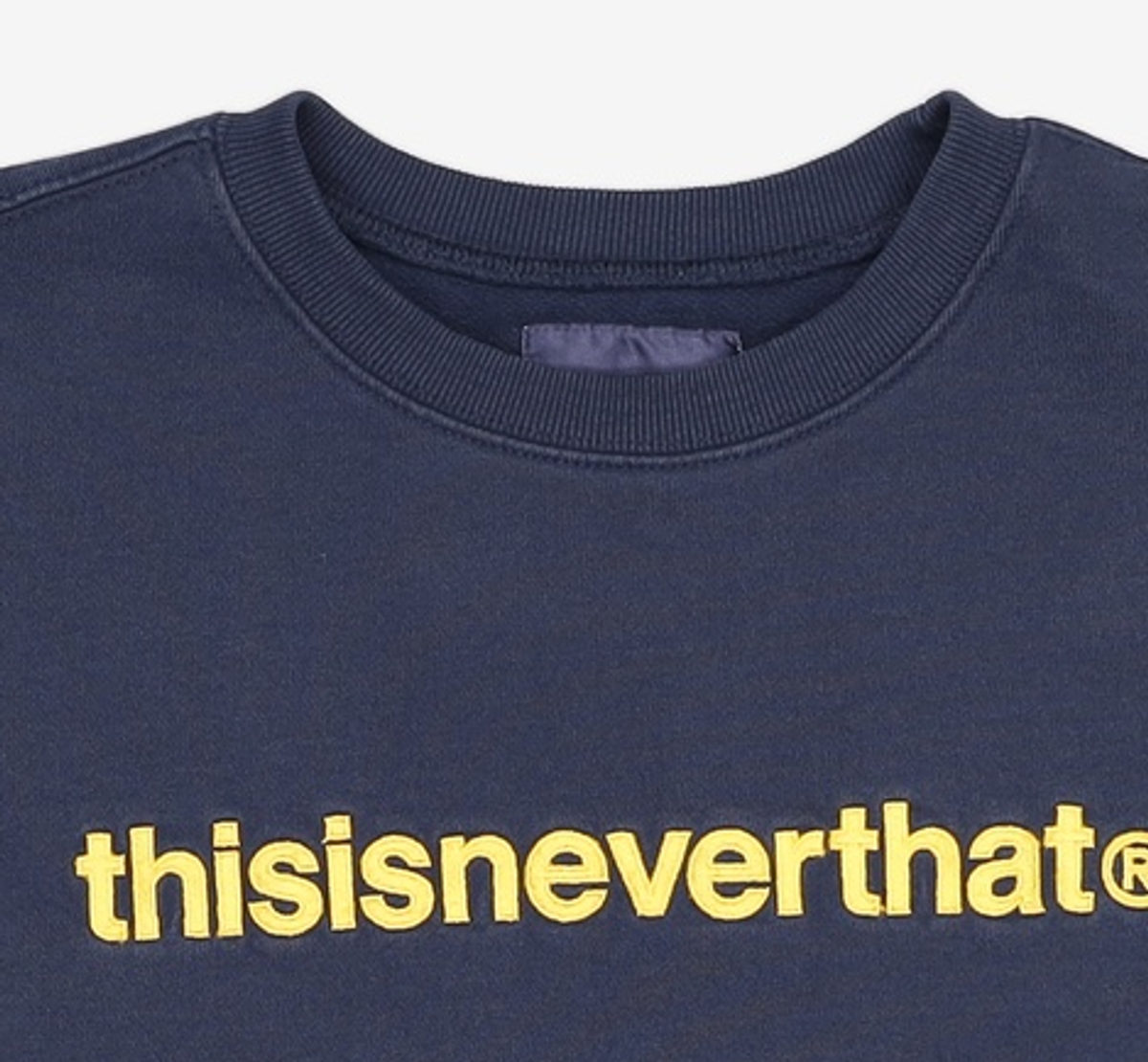 디스이즈네버댓(THISISNEVERTHAT) (FW22) T-Logo Crewneck Black M