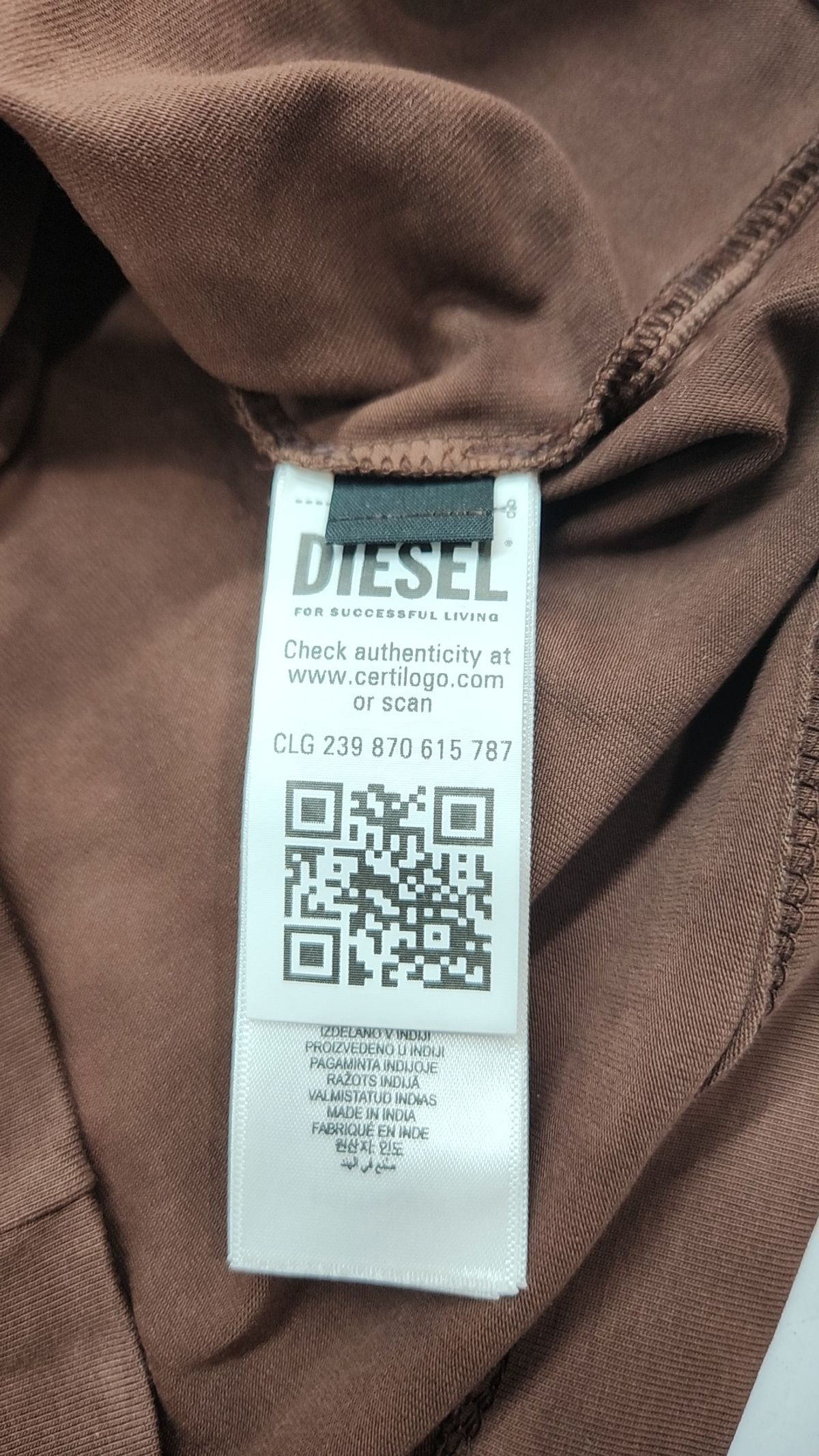 디젤(DIESEL) 반소매 티셔츠 XS