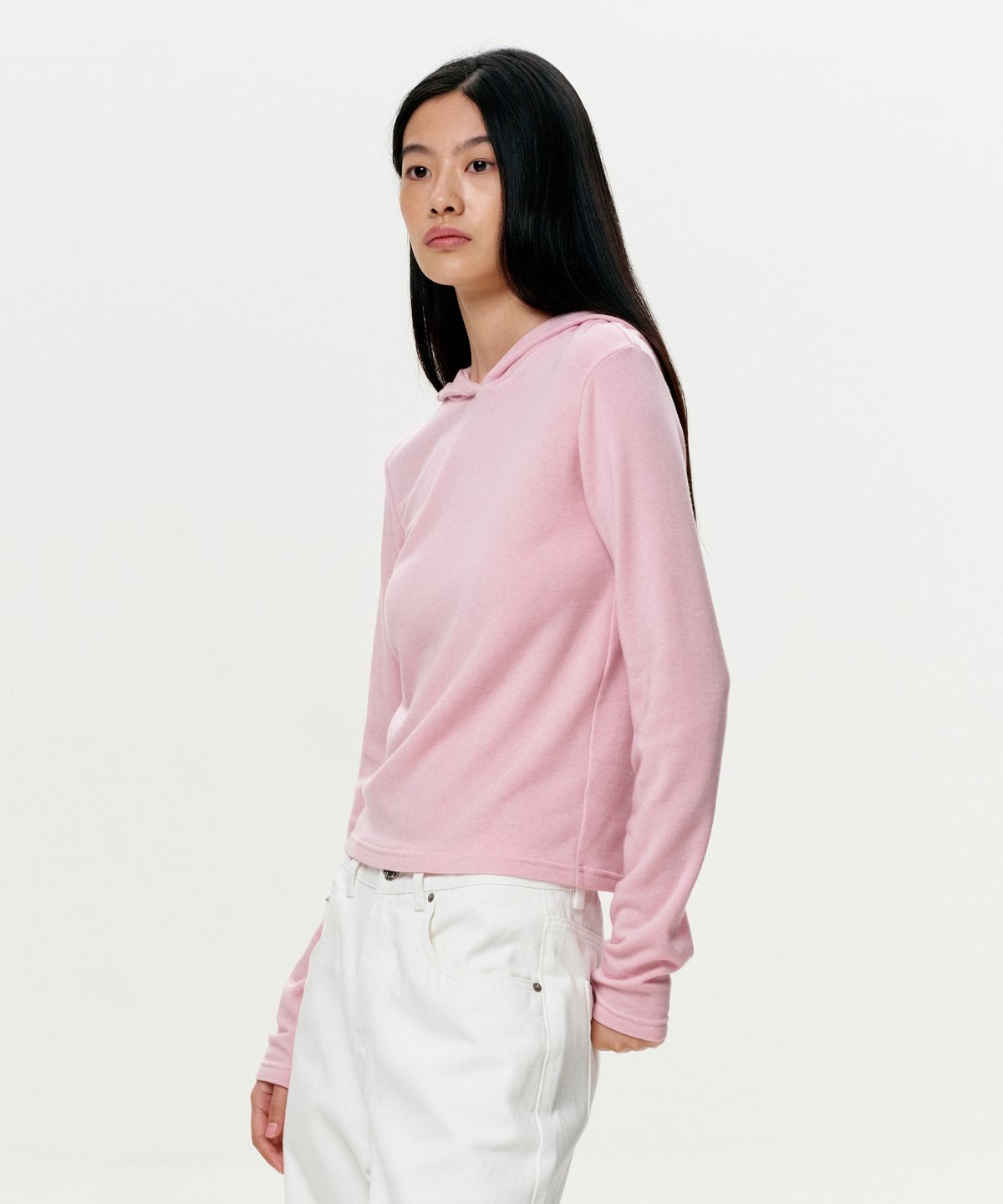 이알에이(ERA) WOMEN ERA JERSEY HOODED TOP - PINK