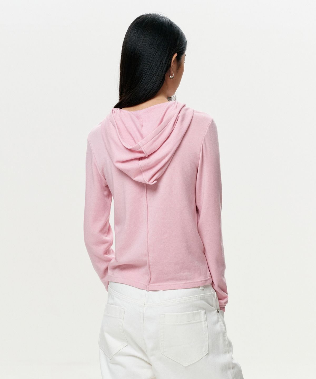 이알에이(ERA) WOMEN ERA JERSEY HOODED TOP - PINK