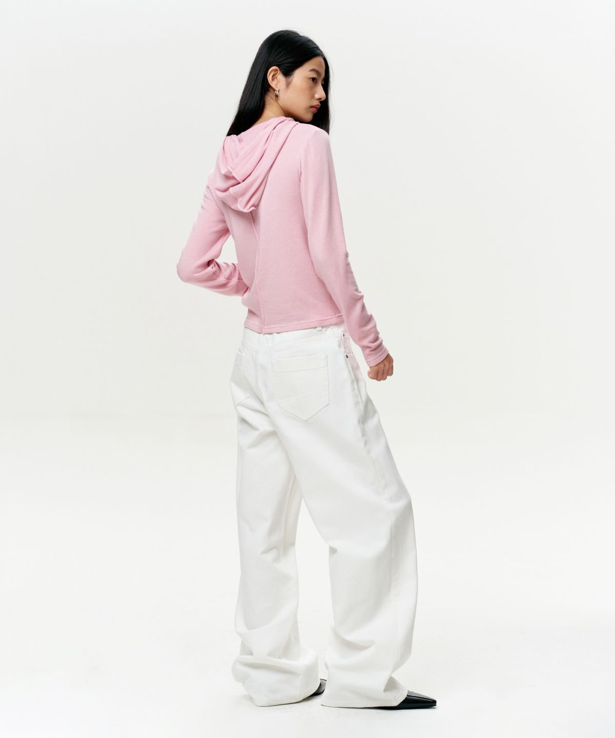 이알에이(ERA) WOMEN ERA JERSEY HOODED TOP - PINK