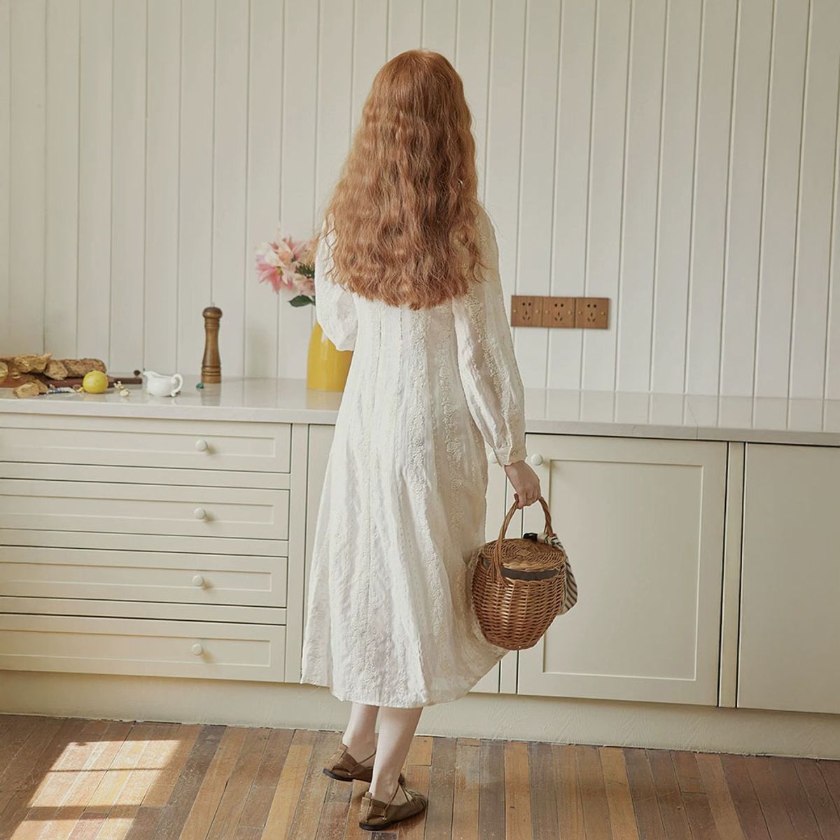 프라우드 마리(PROUD MARY) PM_Romantic embroidery dress