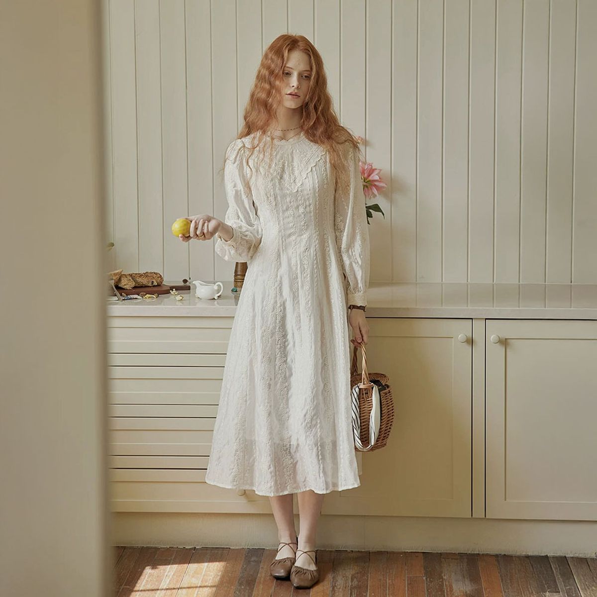 프라우드 마리(PROUD MARY) PM_Romantic embroidery dress