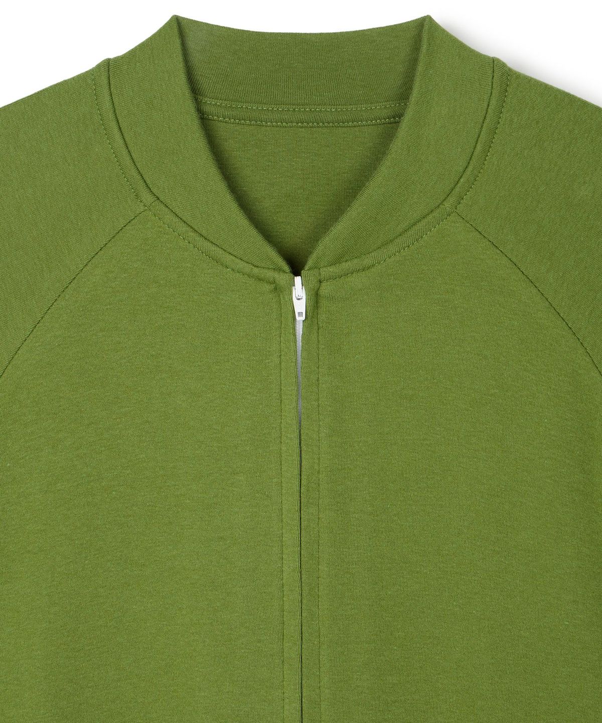 이알에이(ERA) MEN ERA RAGLAN JERSEY ZIP-UP - MATCHA
