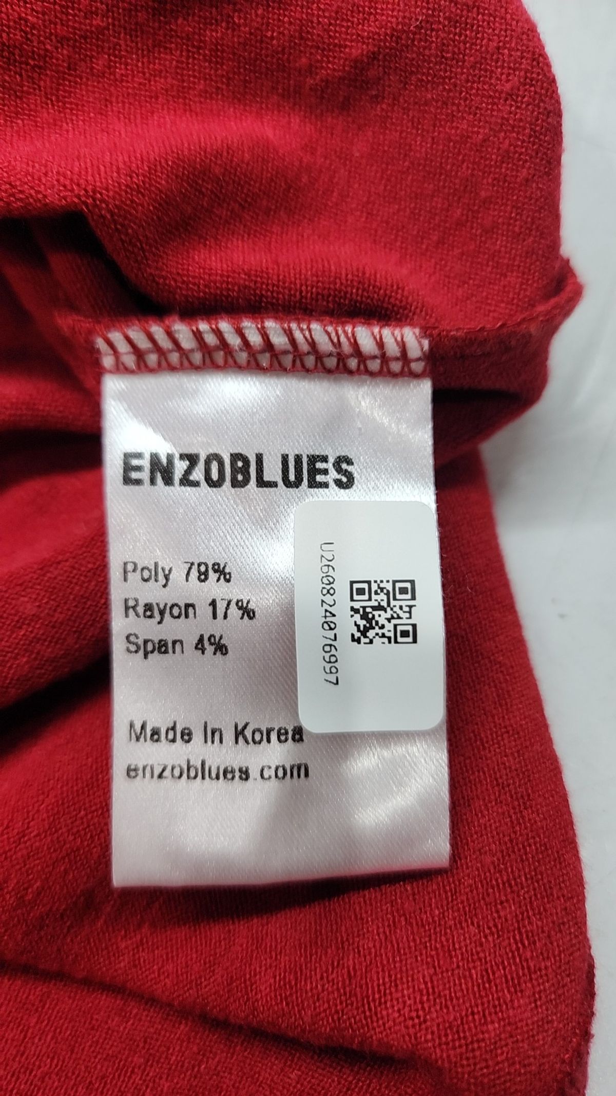 엔조 블루스(ENZO BLUES) 반소매 티셔츠 FREE