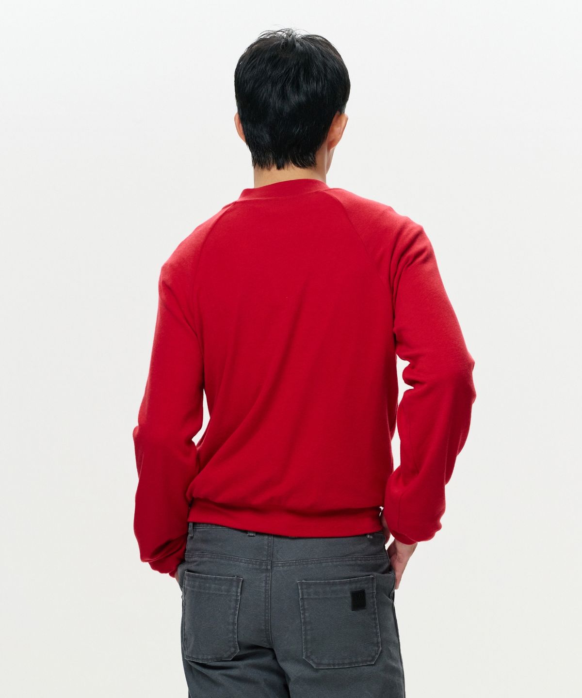 이알에이(ERA) MEN ERA RAGLAN JERSEY ZIP-UP - RUBY