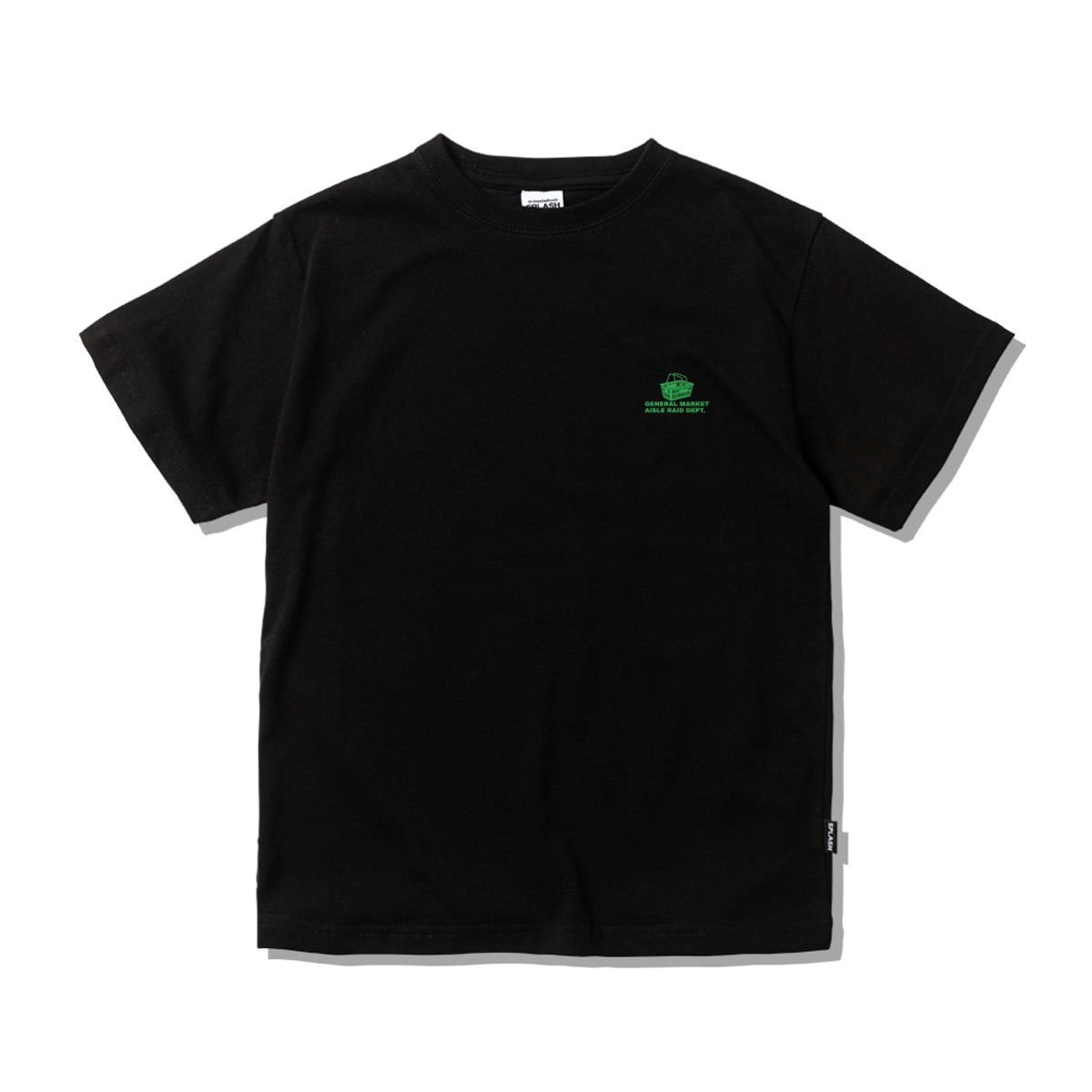 스플래시코드 키즈(SPLASHCODE KIDS) 키즈 반팔 티셔츠 블랙 - 마켓(Market)