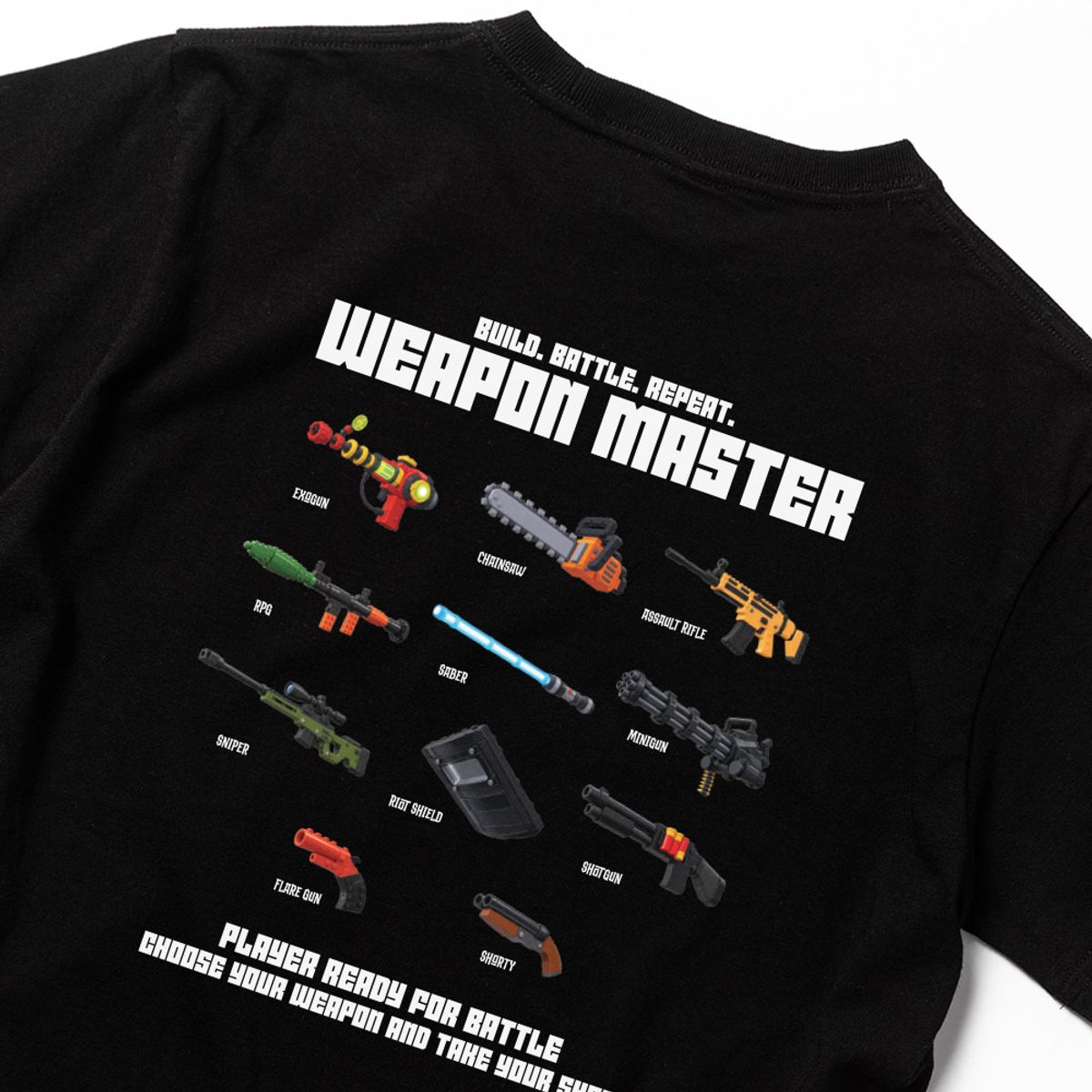 스플래시코드 키즈(SPLASHCODE KIDS) 키즈 반팔 티셔츠 블랙 - 웨폰 마스터(Weapon Master)