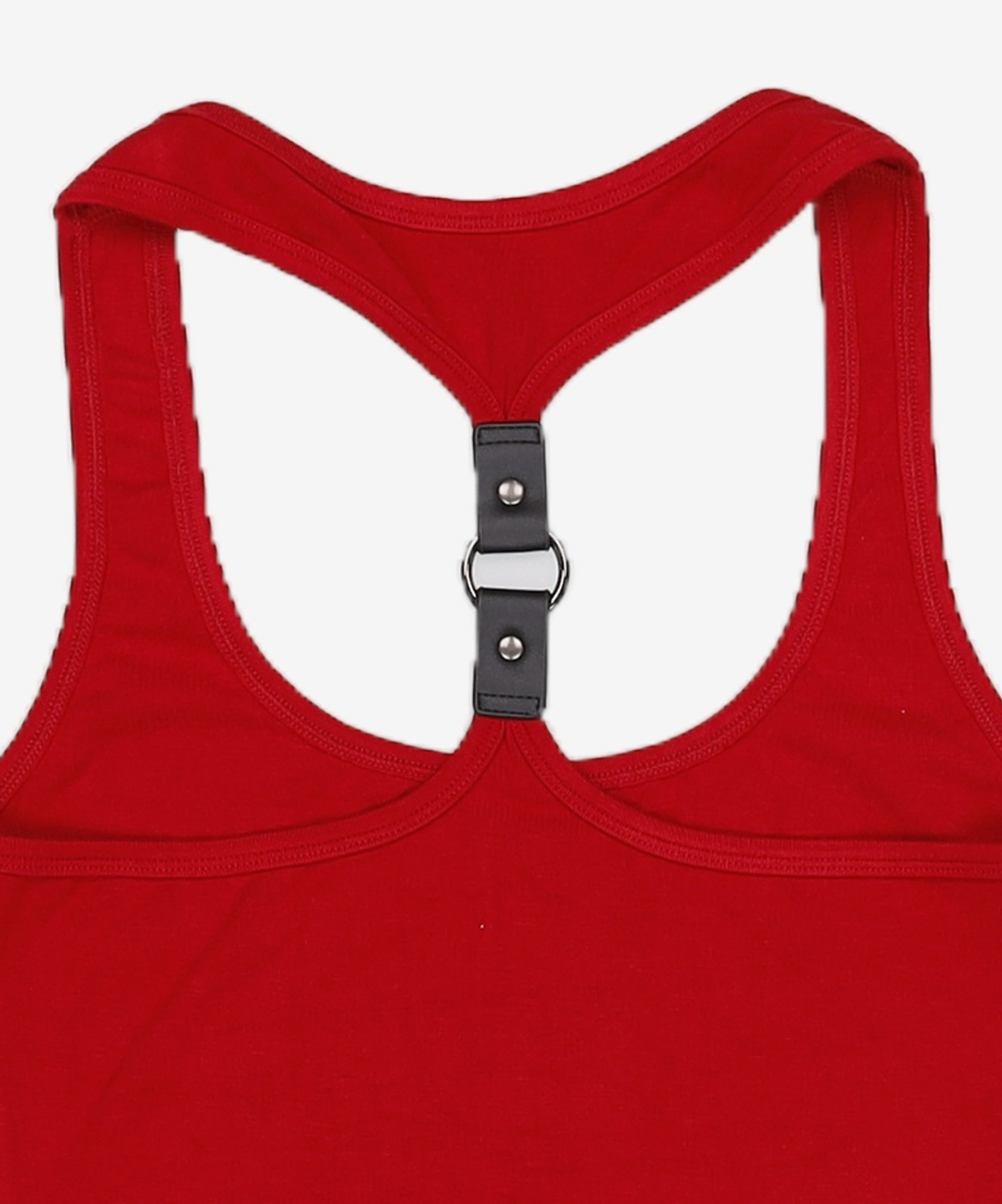 리버뉴스(LIBERALNEWS) CIRCULAR STIGMA CAMI TOP_RED FREE