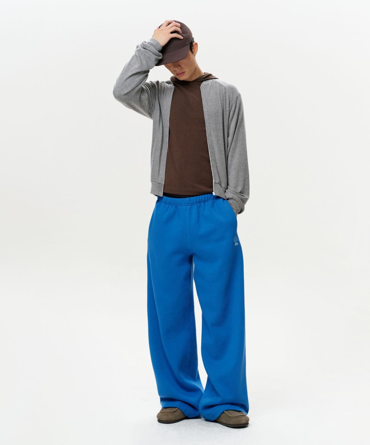 이알에이(ERA) MEN ERA RAGLAN JERSEY ZIP-UP - CLOUD