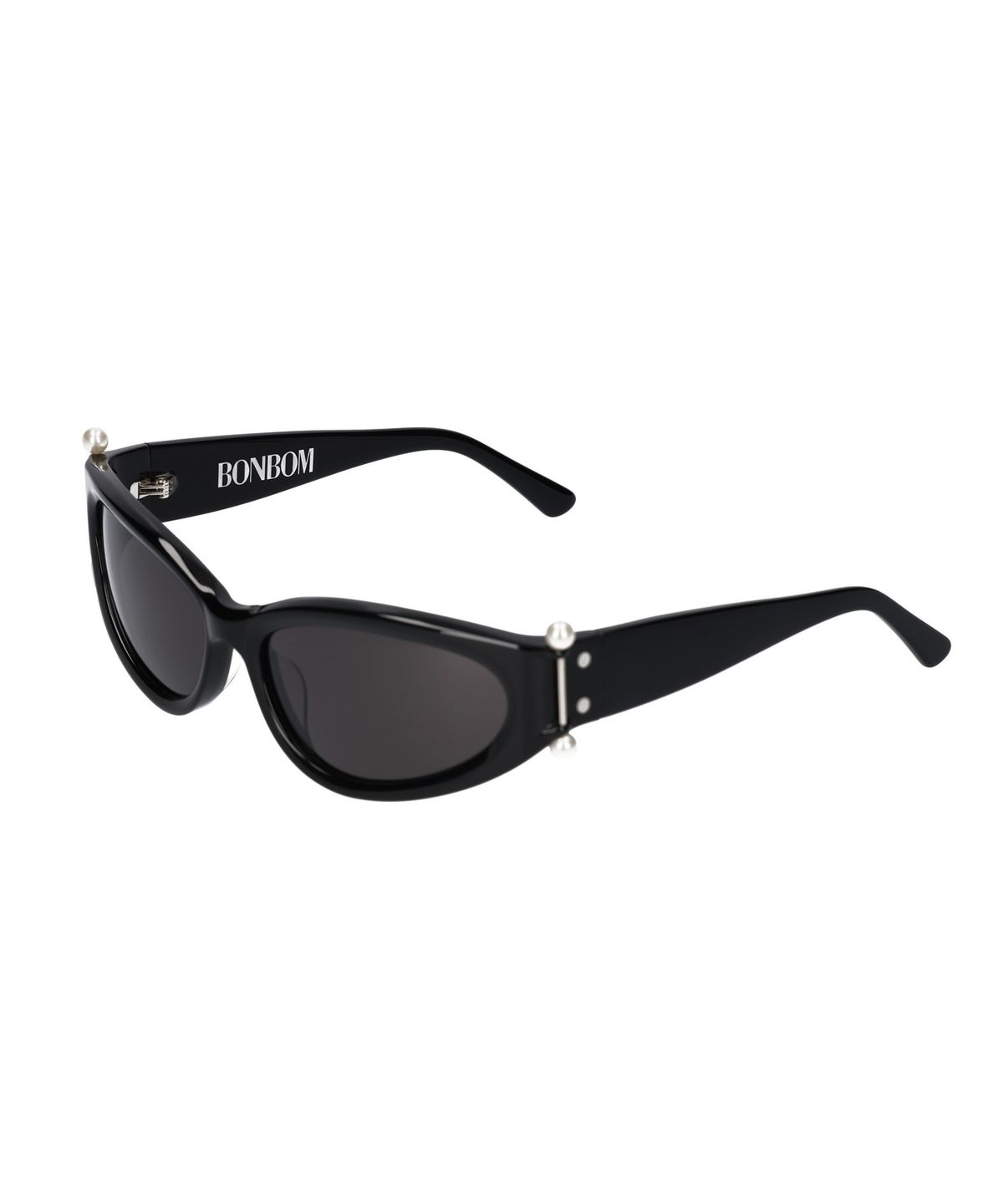 본봄(BONBOM) BONBOM METAL PIERCING SUNGLASSES - BLACK(PEARL)