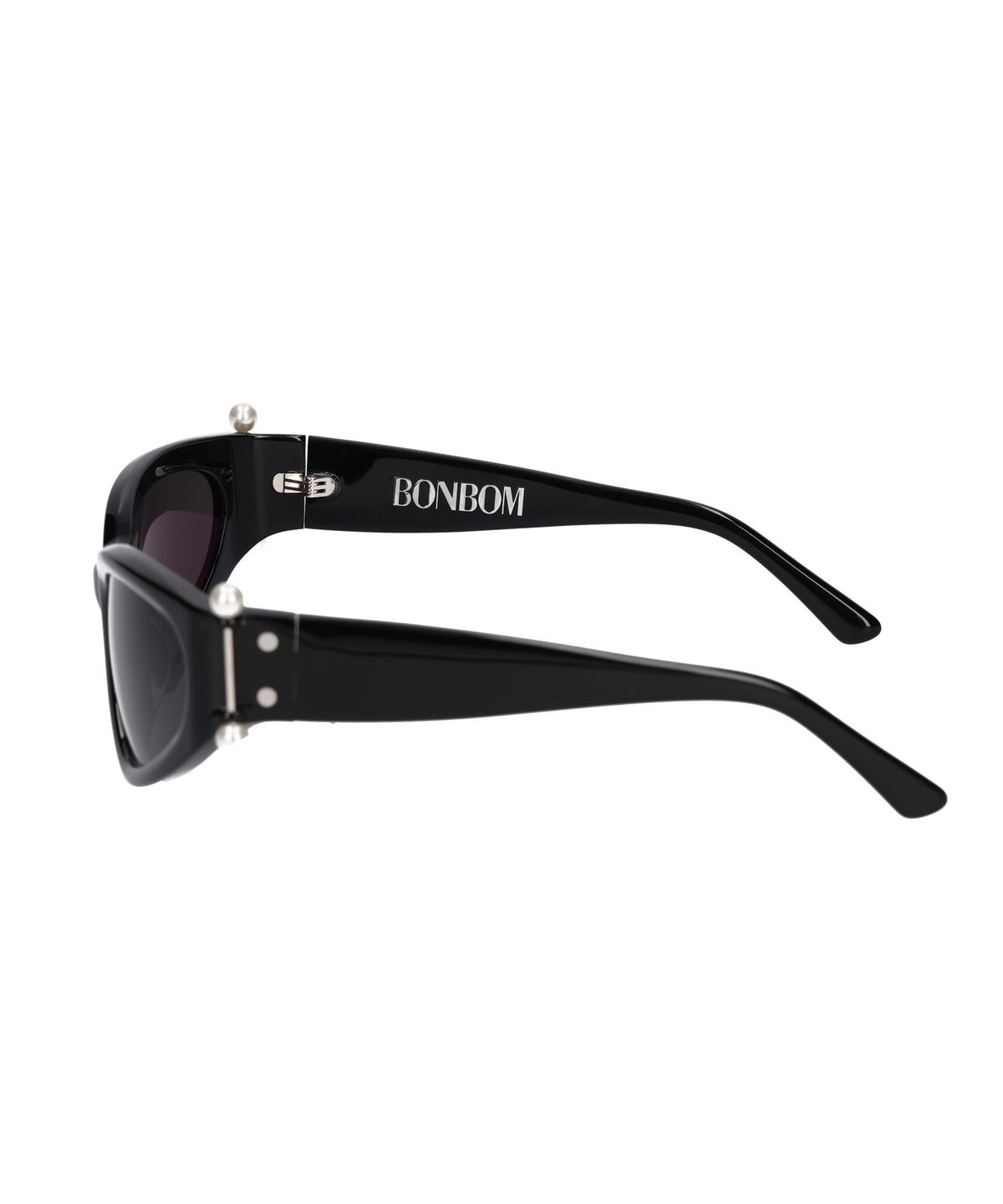 본봄(BONBOM) BONBOM METAL PIERCING SUNGLASSES - BLACK(PEARL)