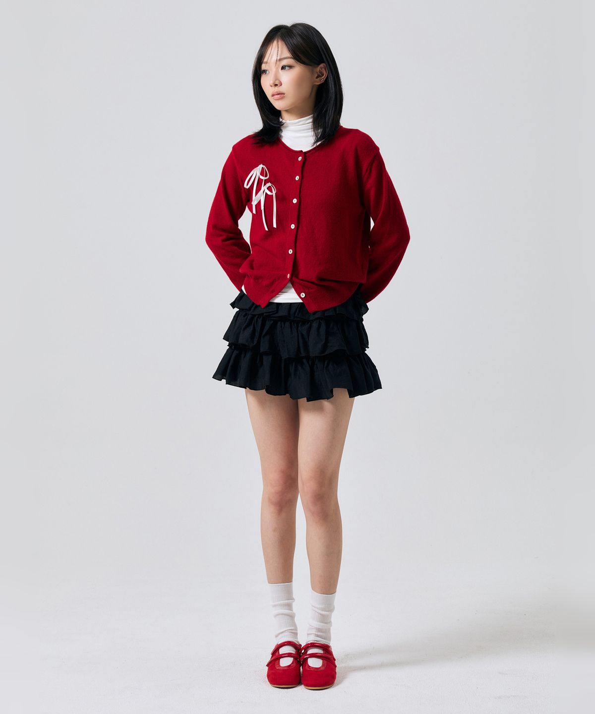 아리킴(ARIKIM) IVY MINI CANCAN SKIRT PANTS / BLACK