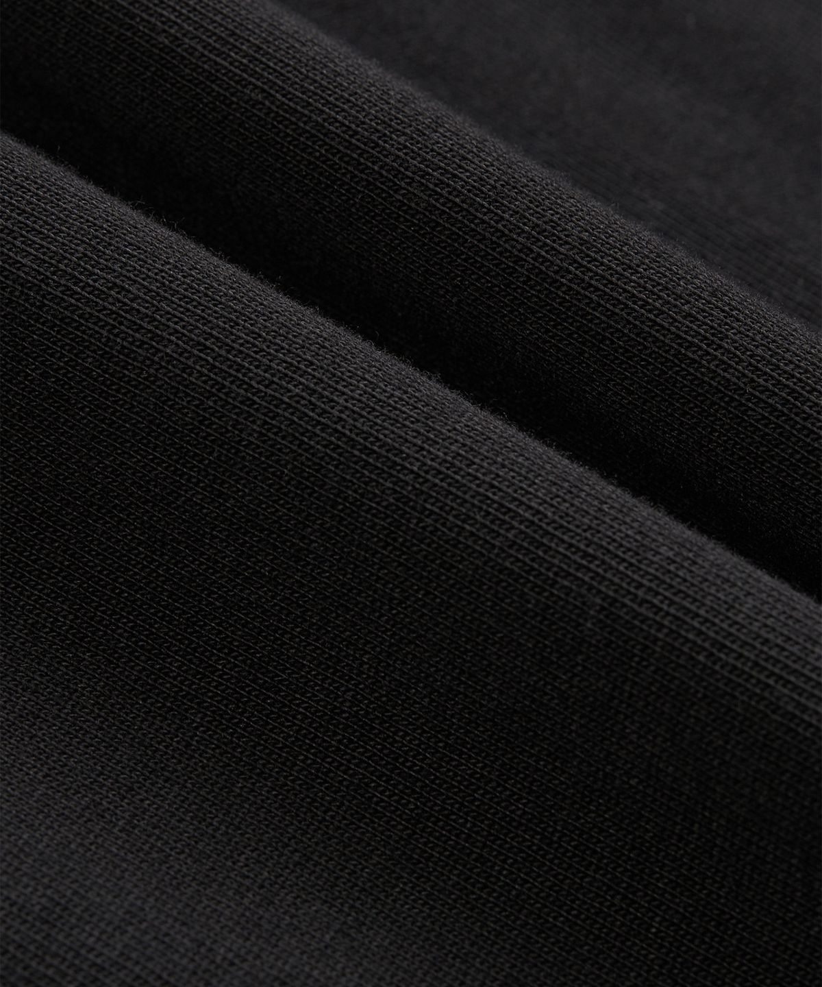 엑스컨테이너(EXCONTAINER) 빈티지 크롭 헨리넥 롱슬리브 (BLACK)