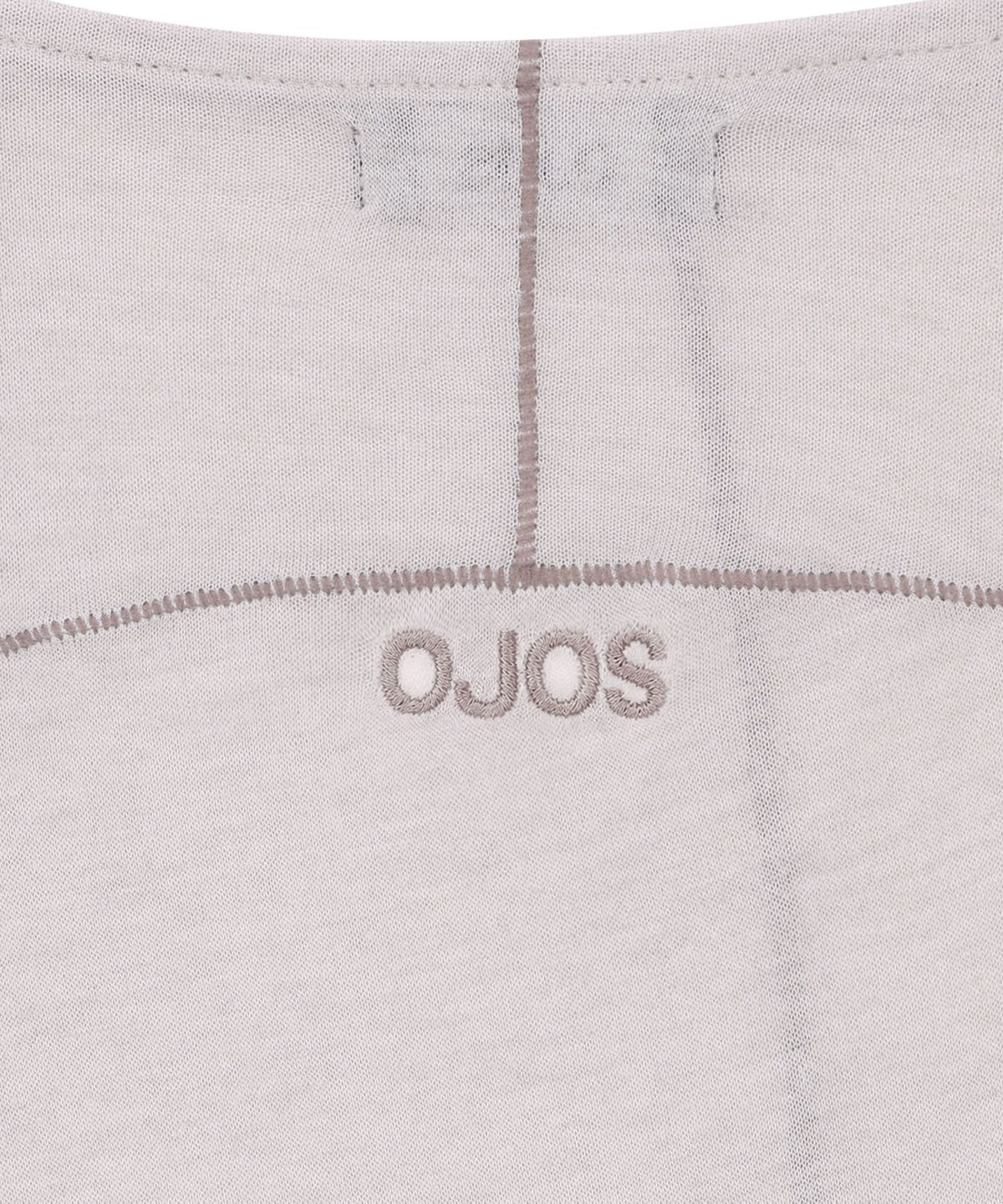 오호스(OJOS) Strap Flatseam Long Sleeve Top / Grey