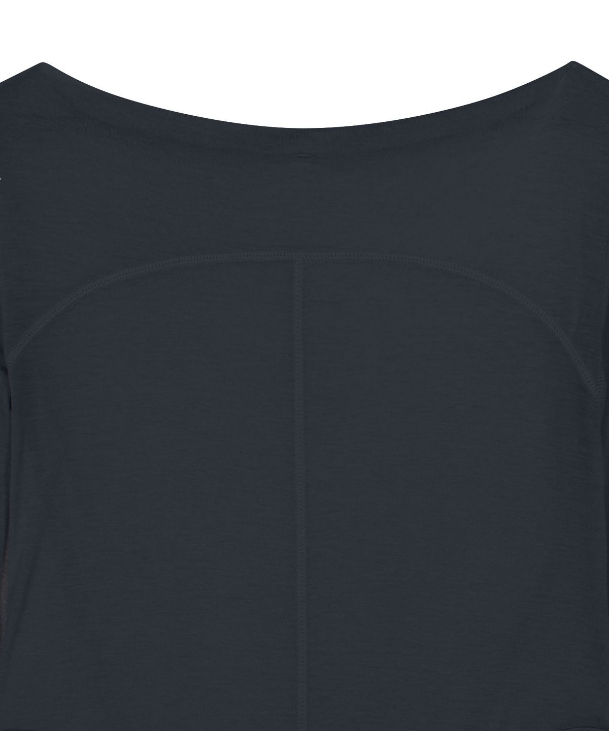 오호스(OJOS) Curved Cut Layered Tee / Navy