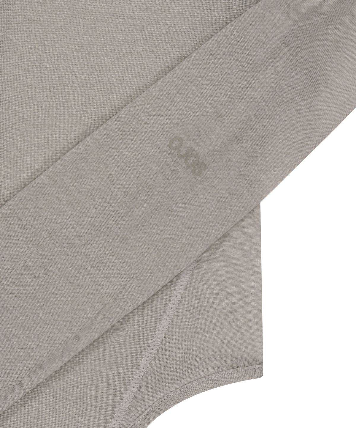 오호스(OJOS) Curved Cut Layered Tee / Beige