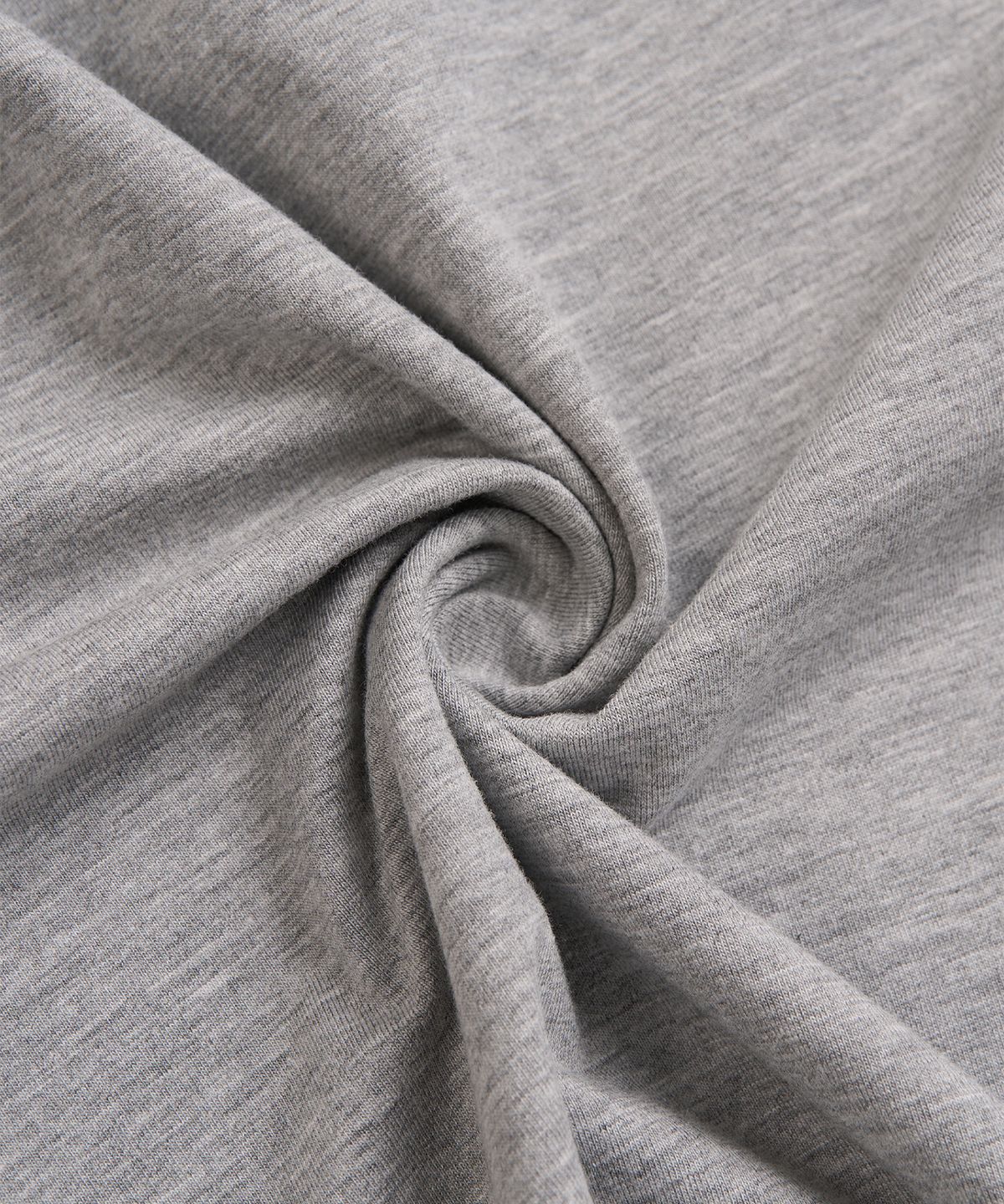 엑스컨테이너(EXCONTAINER) 헨리넥 후드 롱슬리브 (MELANGE GREY)
