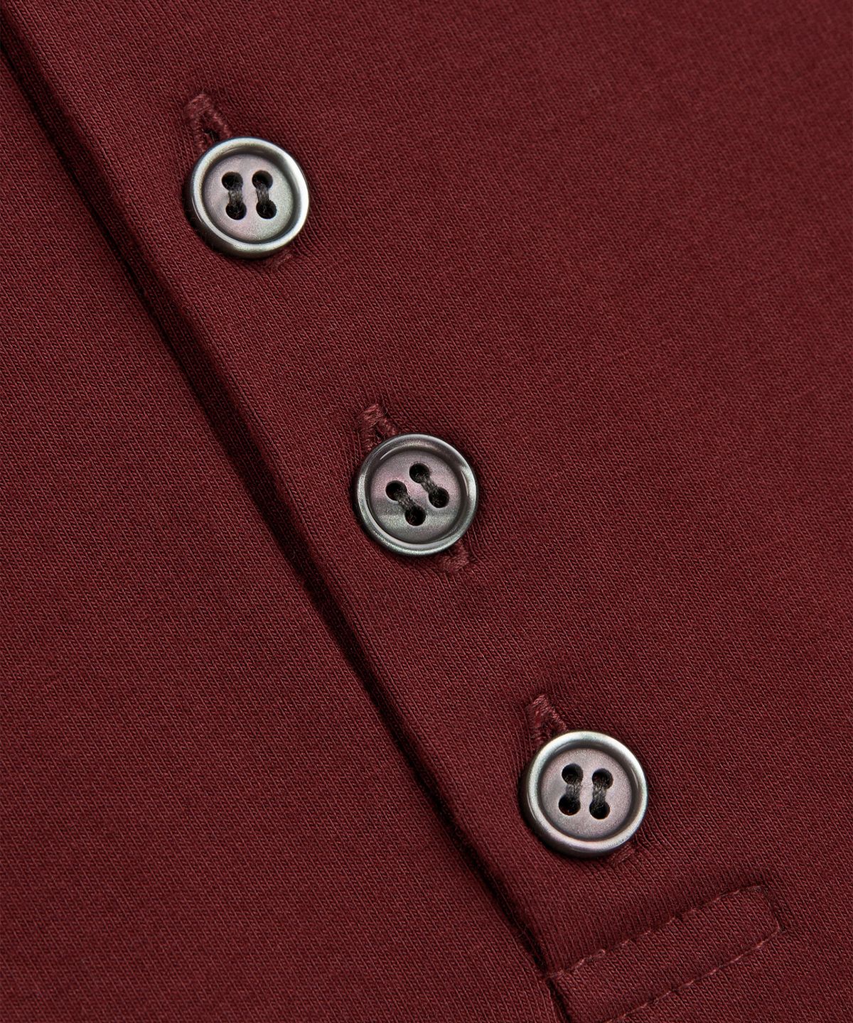 엑스컨테이너(EXCONTAINER) 헨리넥 후드 롱슬리브 (BURGUNDY)