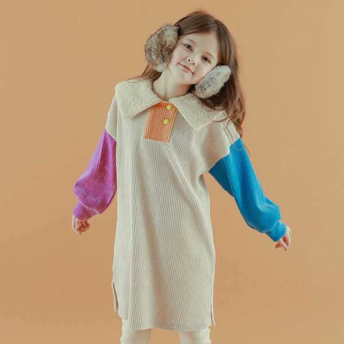 아이러브제이(I LOVE J) M. 퍼카라 코듀로이 원피스 JUWOP24
