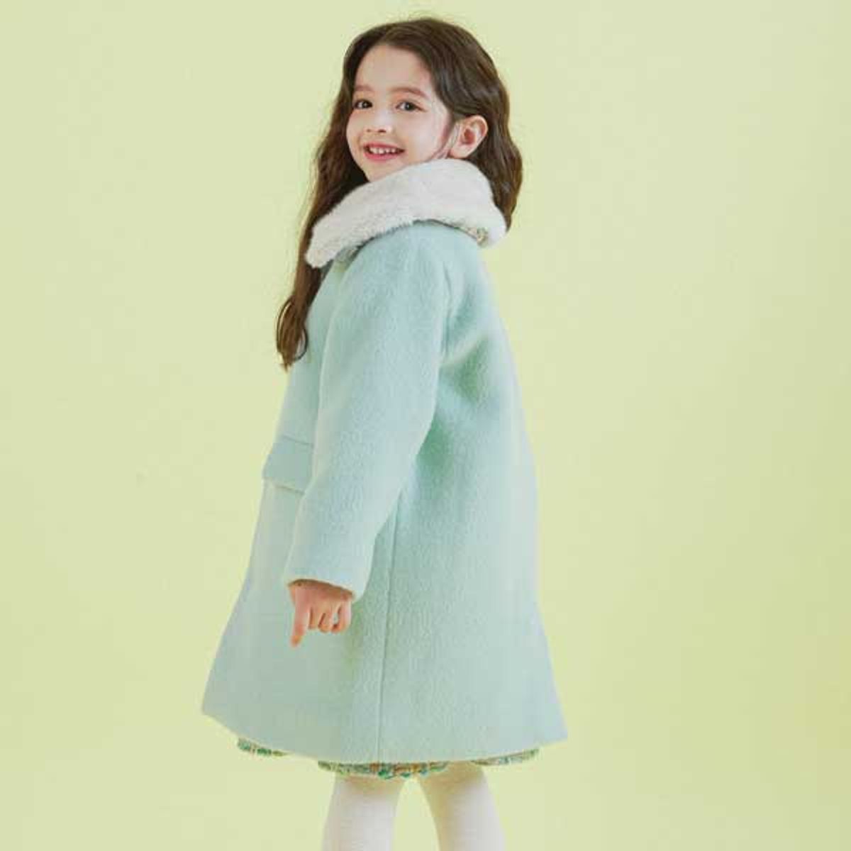 아이러브제이(I LOVE J) N. 버밍엄 퍼카라 방모 코트 JUWOU08