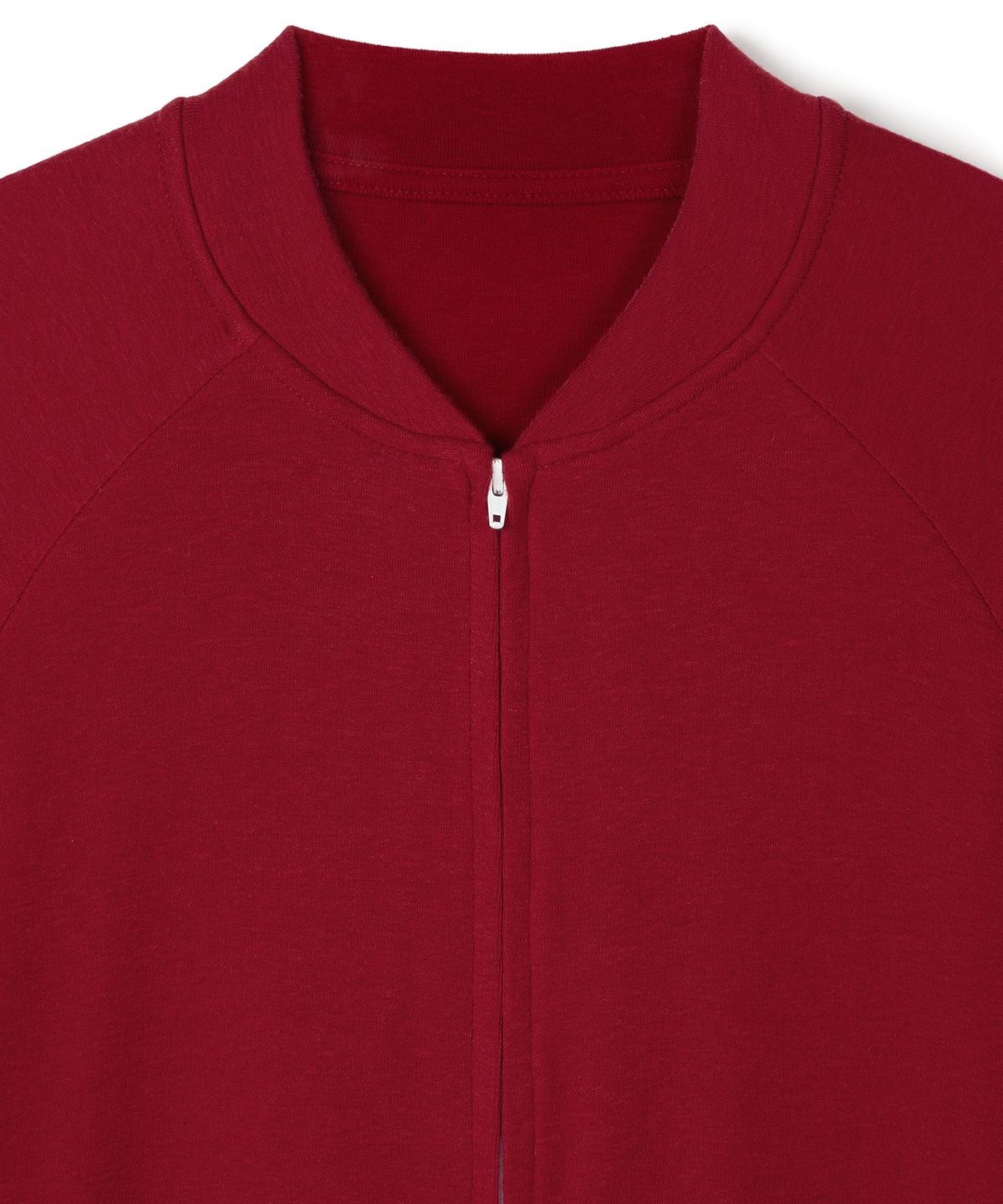 이알에이(ERA) WOMEN ERA RAGLAN JERSEY ZIP-UP - RUBY