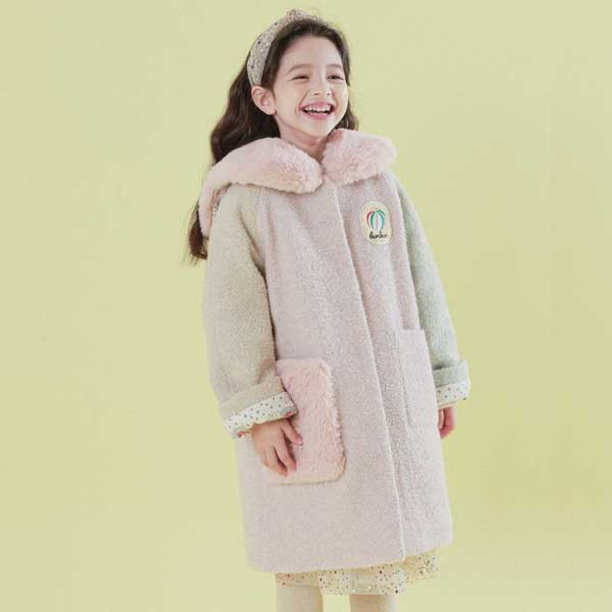아이러브제이(I LOVE J) N. 라퀼라 퍼카라 방모 코트 JUWOU01