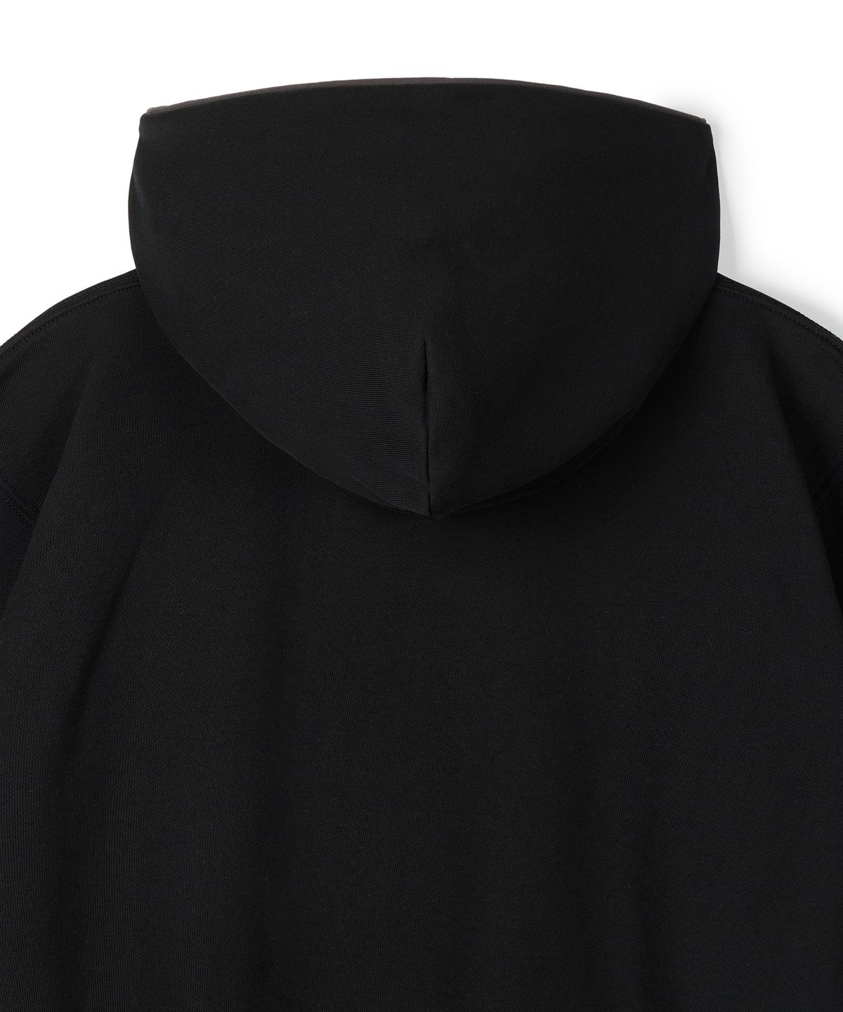 이알에이(ERA) UNISEX ERA COLOR LAYERED HOODIE - BLACK