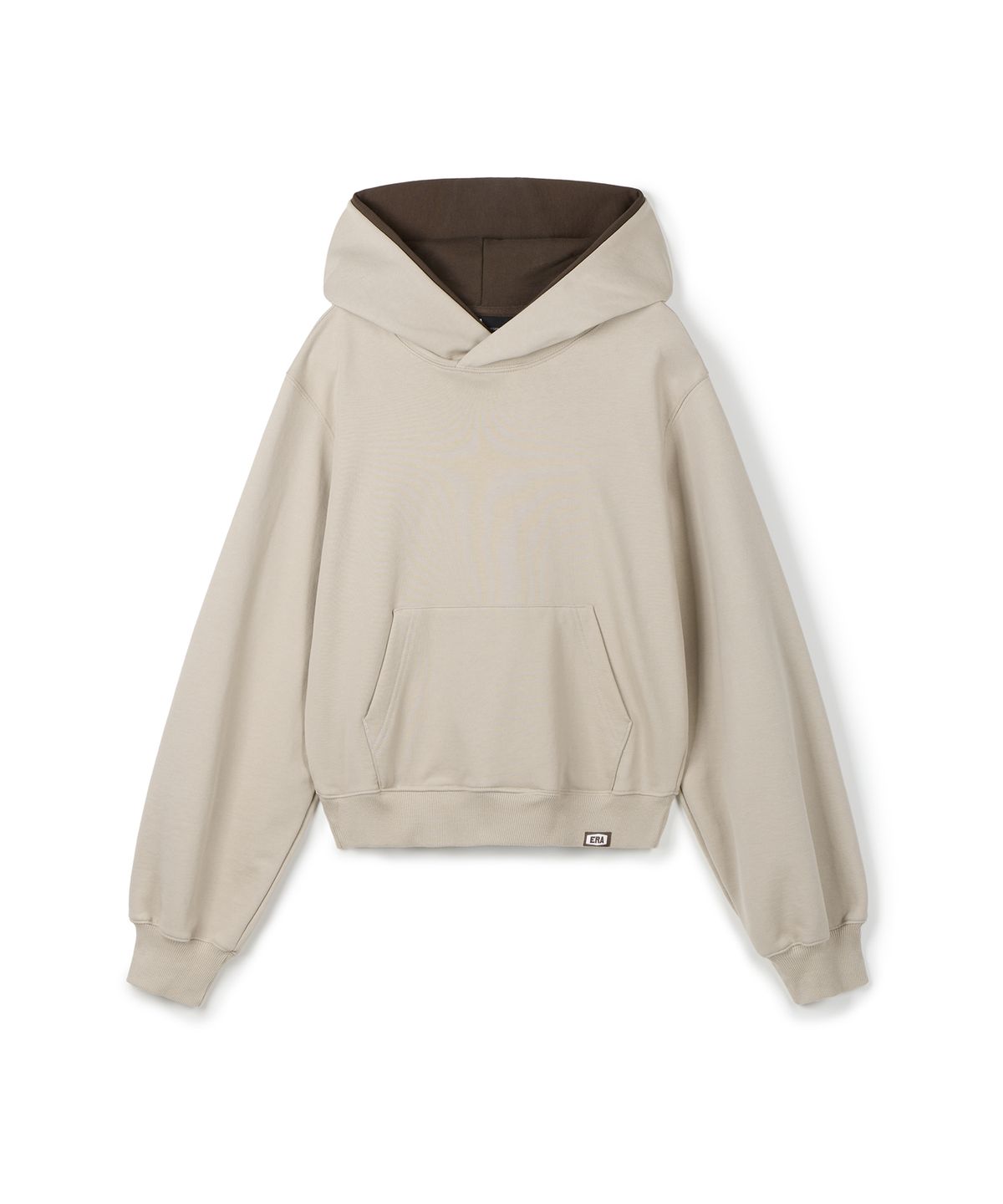 이알에이(ERA) UNISEX ERA COLOR LAYERED HOODIE - OATMEAL
