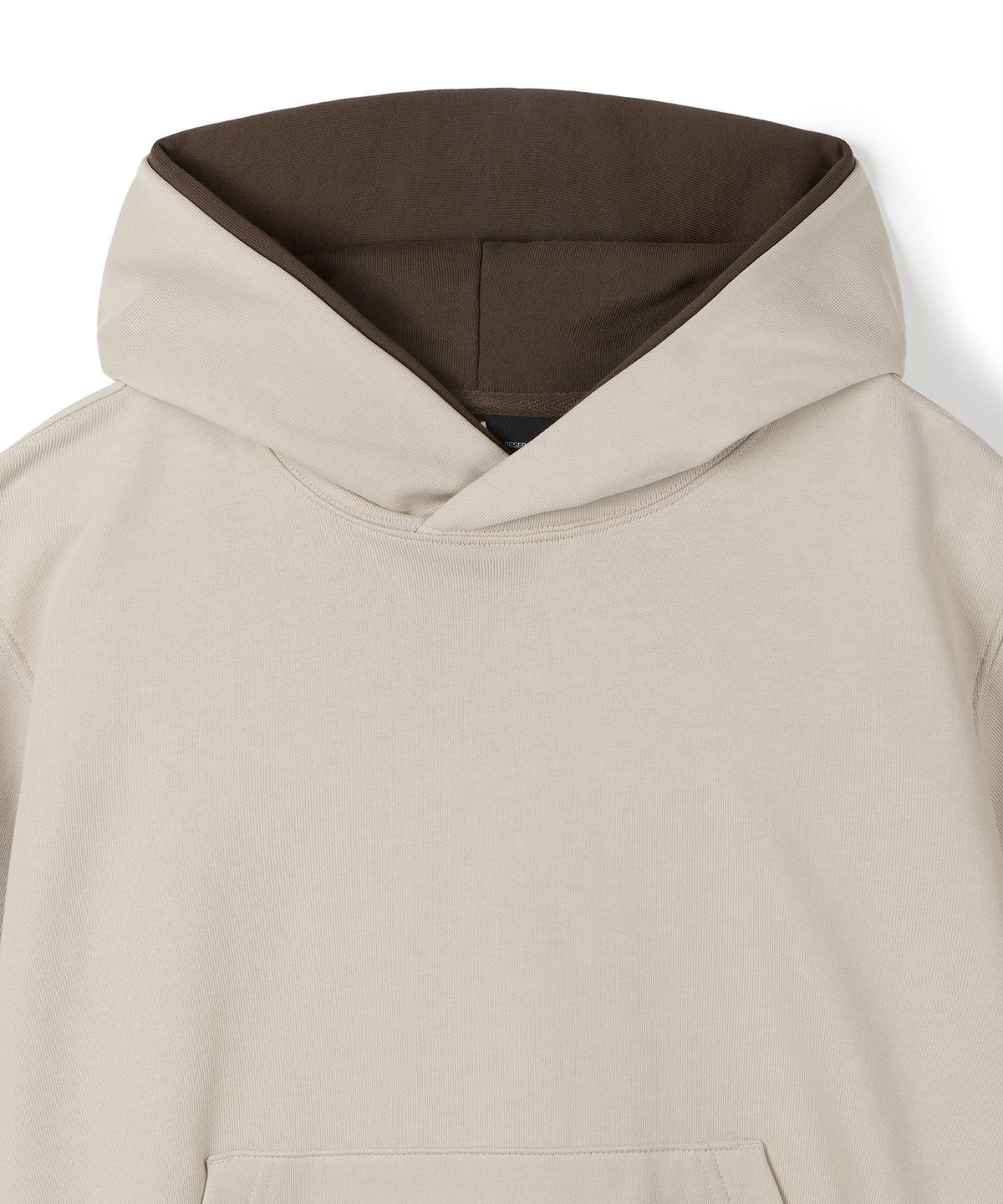 이알에이(ERA) UNISEX ERA COLOR LAYERED HOODIE - OATMEAL