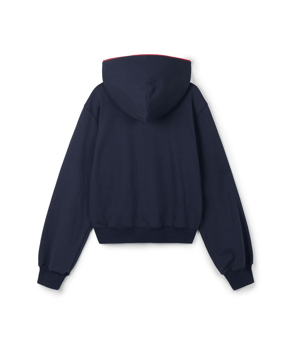 이알에이(ERA) UNISEX ERA COLOR LAYERED HOODIE - NAVY