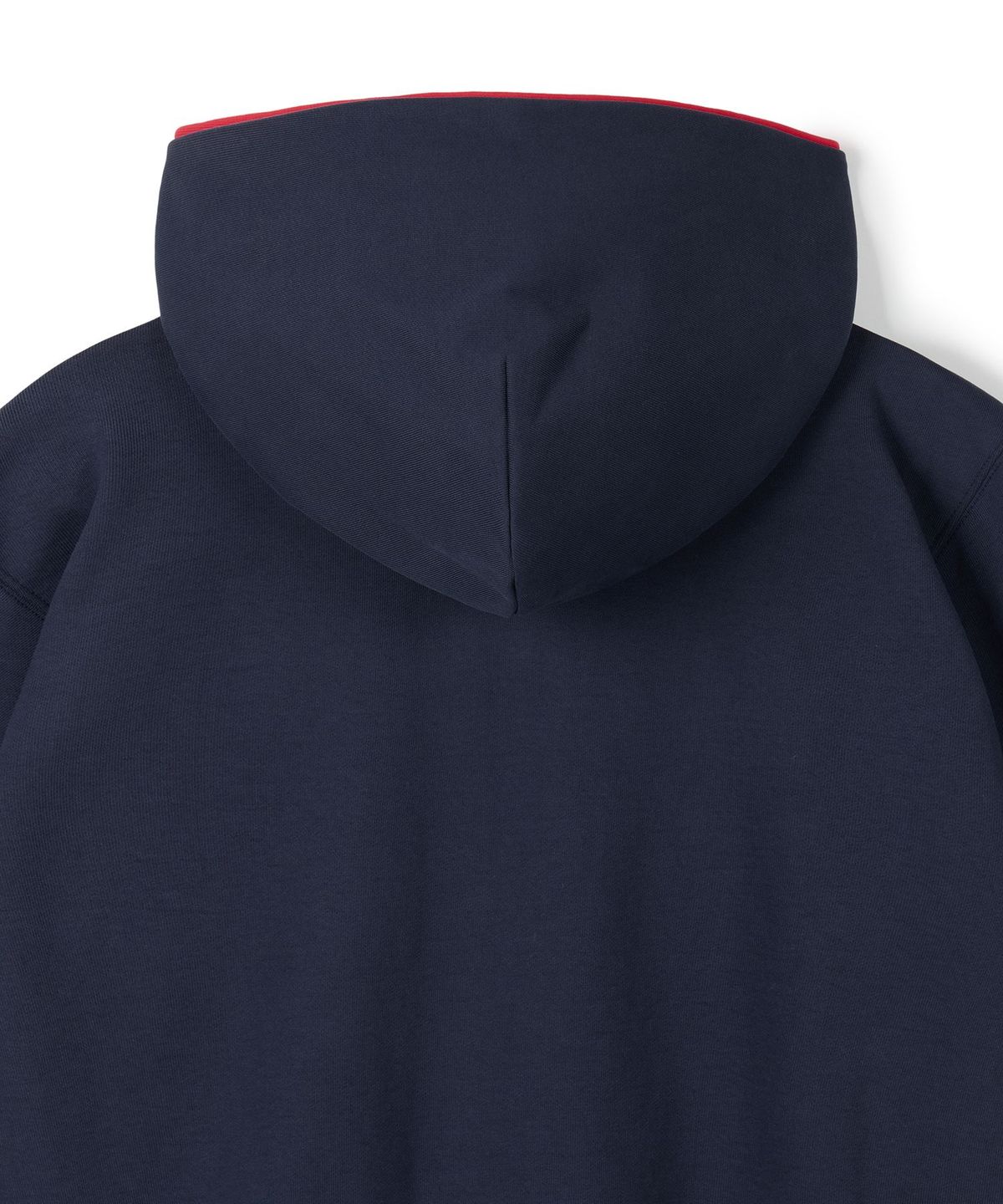 이알에이(ERA) UNISEX ERA COLOR LAYERED HOODIE - NAVY