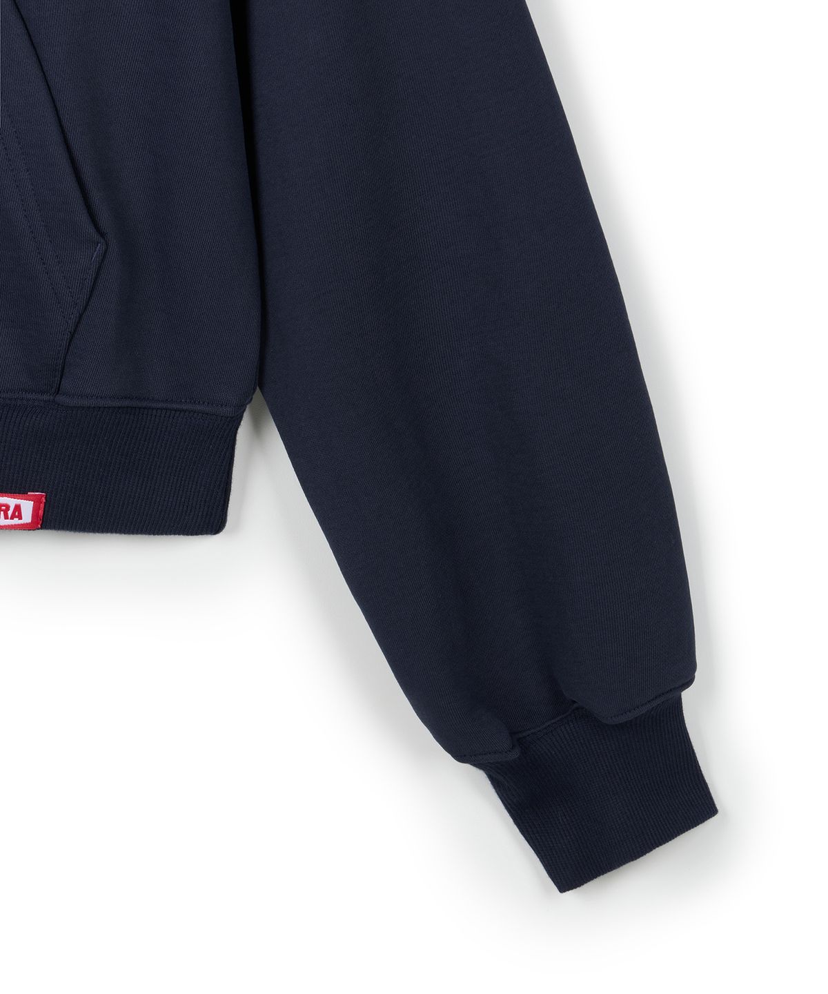 이알에이(ERA) UNISEX ERA COLOR LAYERED HOODIE - NAVY