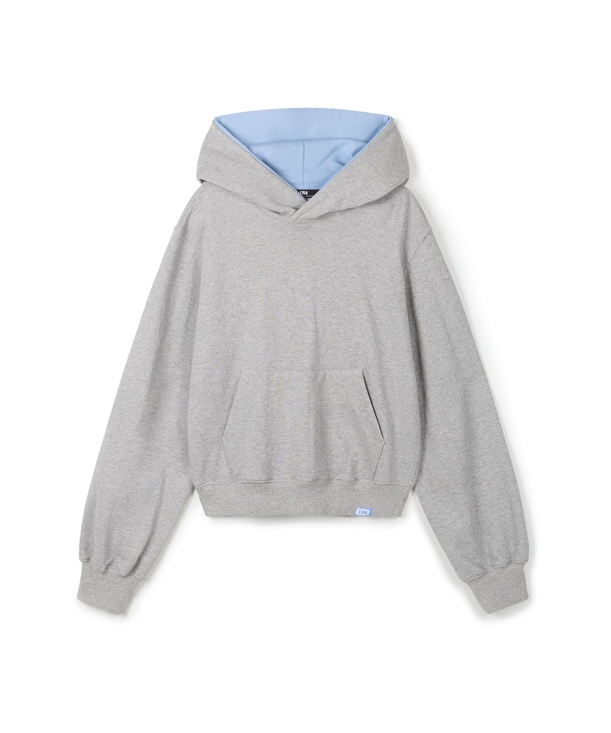 이알에이(ERA) UNISEX ERA COLOR LAYERED HOODIE - MELANGE GRAY