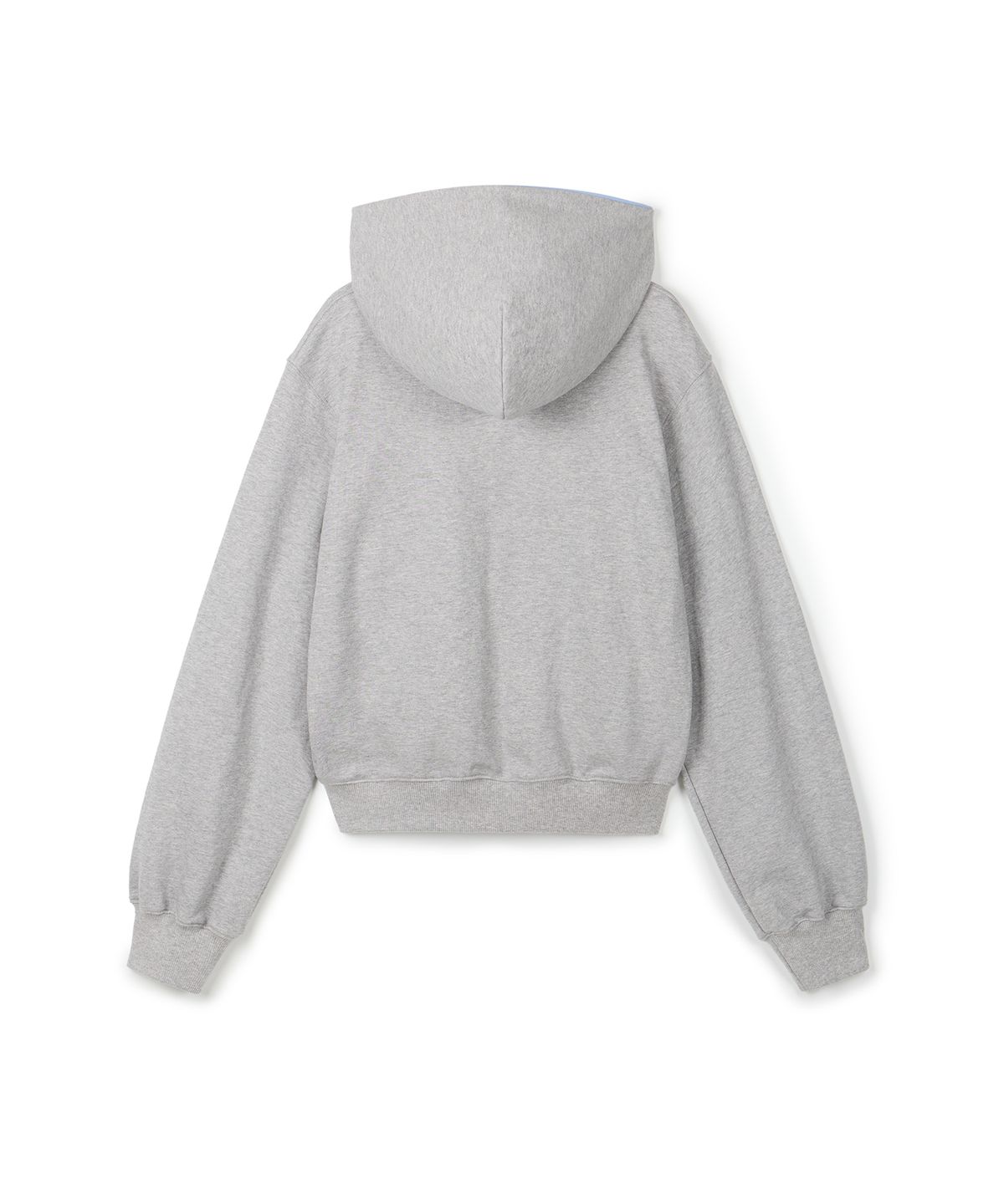 이알에이(ERA) UNISEX ERA COLOR LAYERED HOODIE - MELANGE GRAY