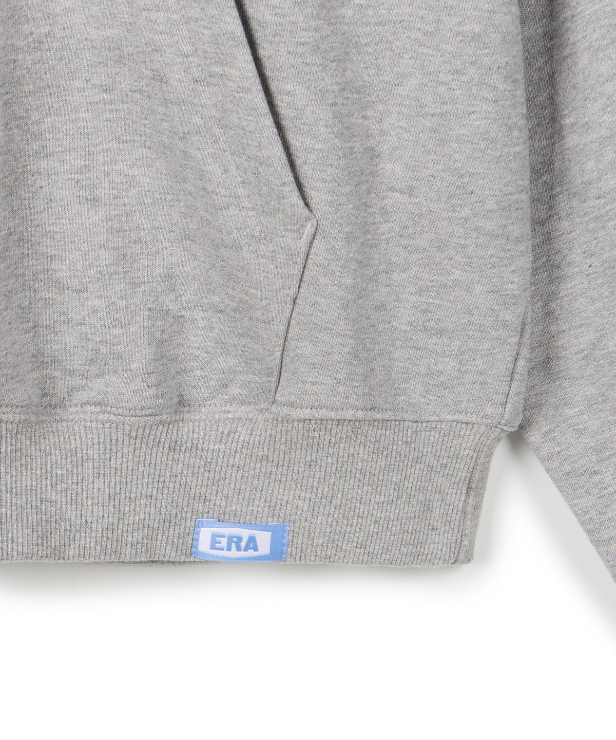 이알에이(ERA) UNISEX ERA COLOR LAYERED HOODIE - MELANGE GRAY
