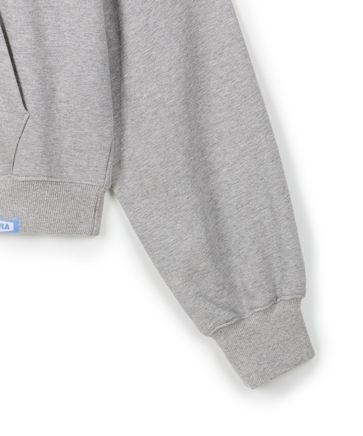이알에이(ERA) UNISEX ERA COLOR LAYERED HOODIE - MELANGE GRAY