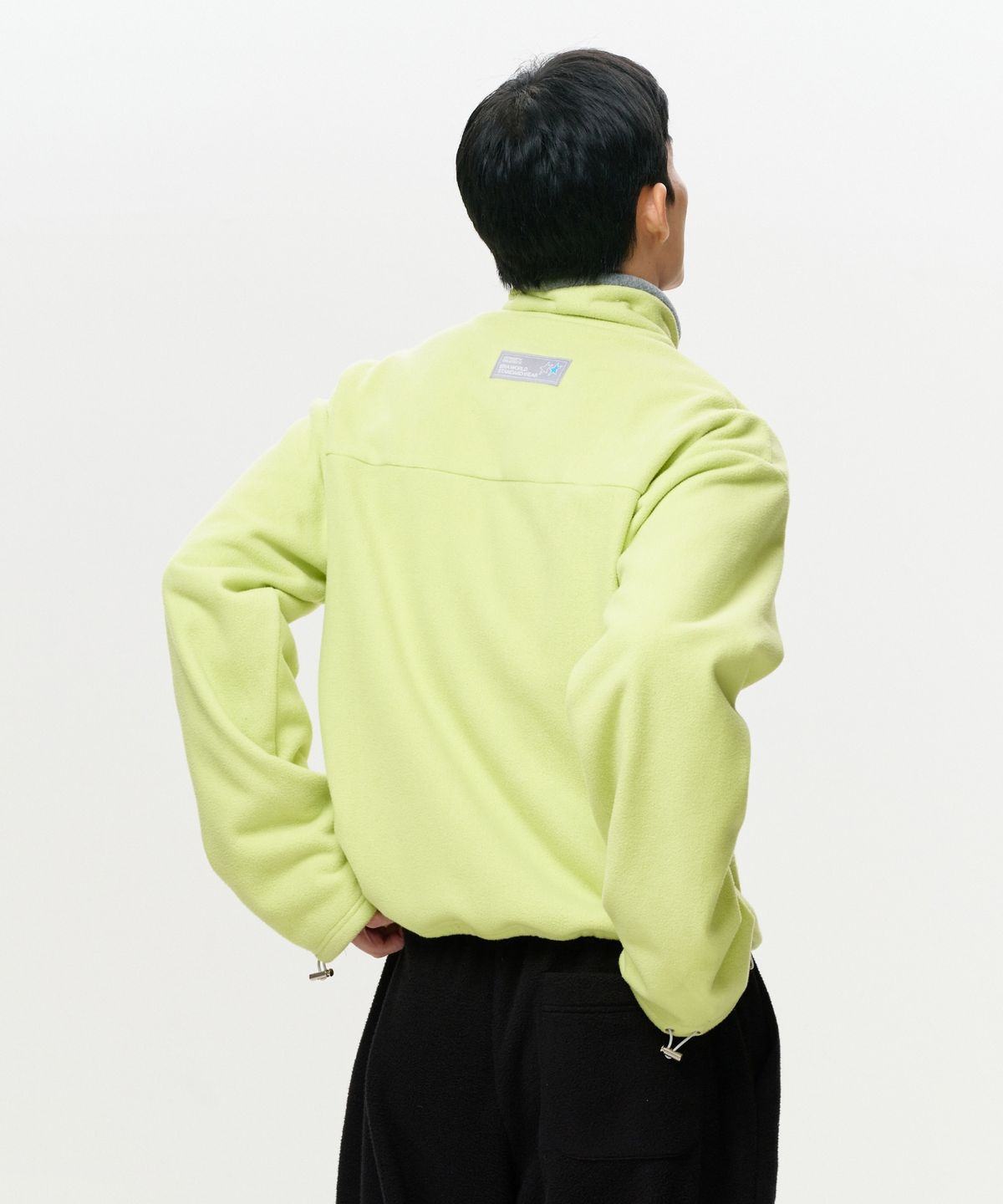 이알에이(ERA) UNISEX ERA POLAR FLEECE ZIP-UP - CITRON