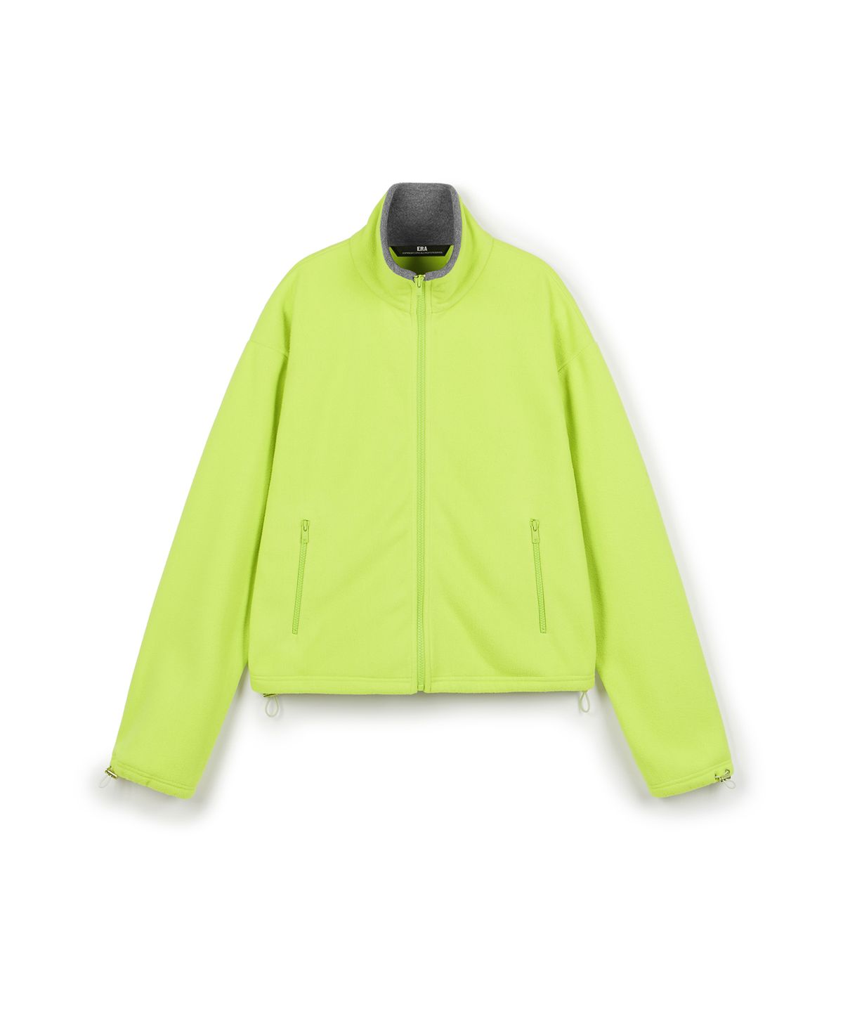 이알에이(ERA) UNISEX ERA POLAR FLEECE ZIP-UP - CITRON