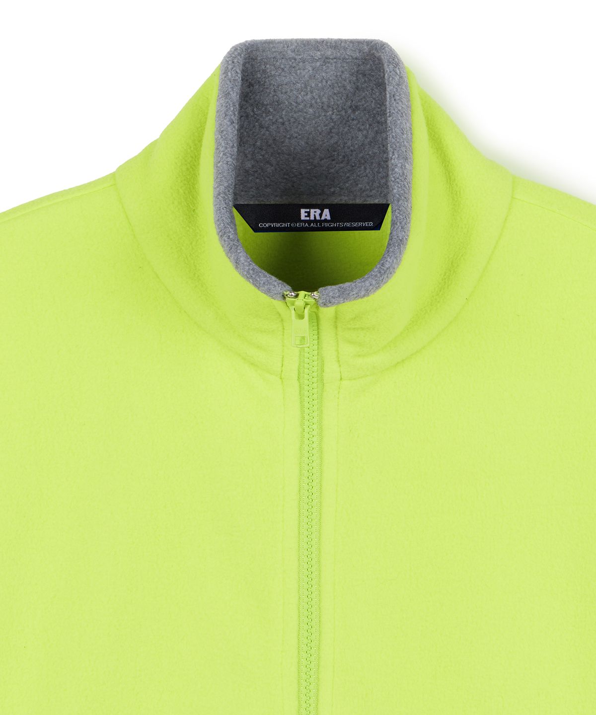 이알에이(ERA) UNISEX ERA POLAR FLEECE ZIP-UP - CITRON