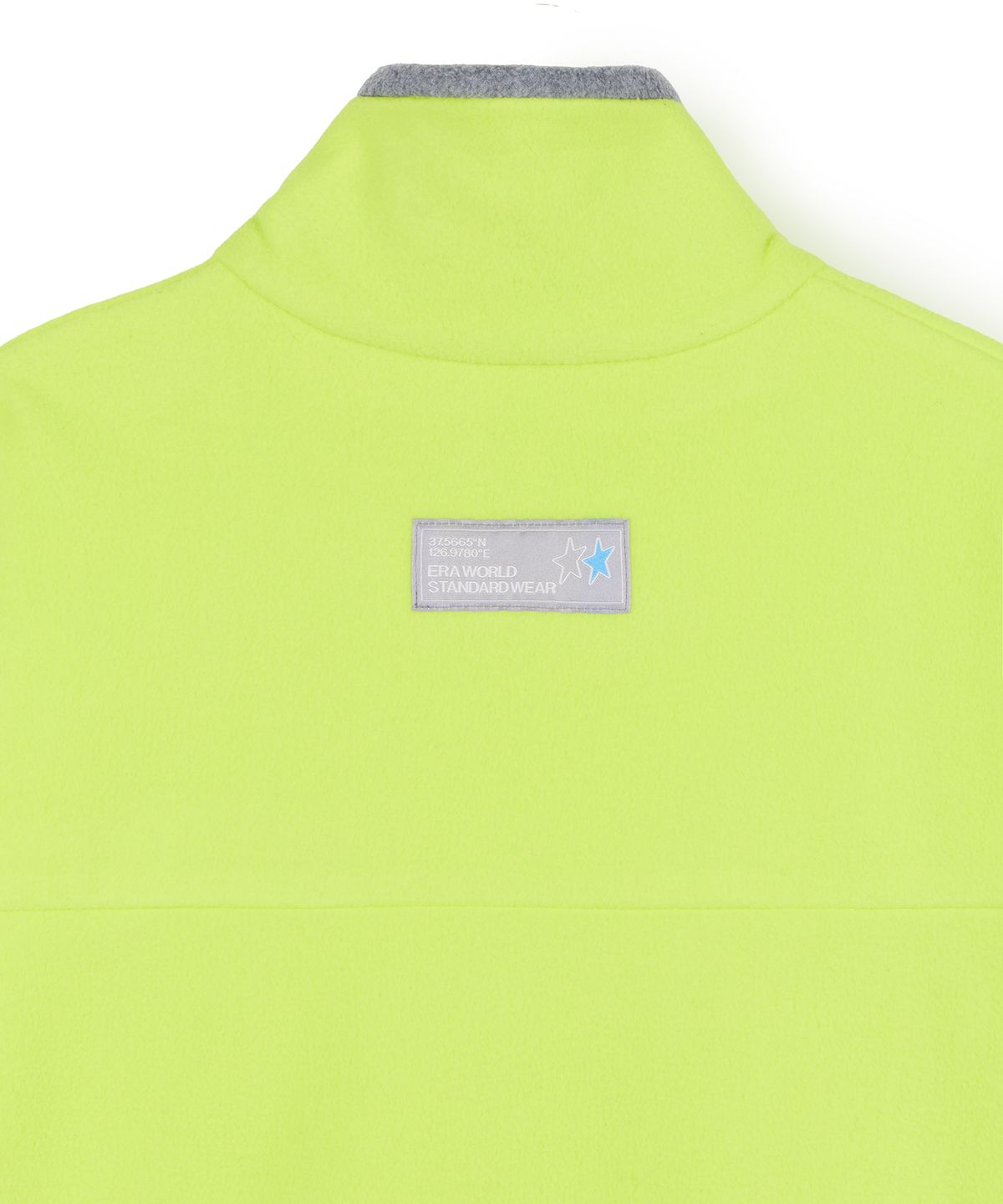 이알에이(ERA) UNISEX ERA POLAR FLEECE ZIP-UP - CITRON