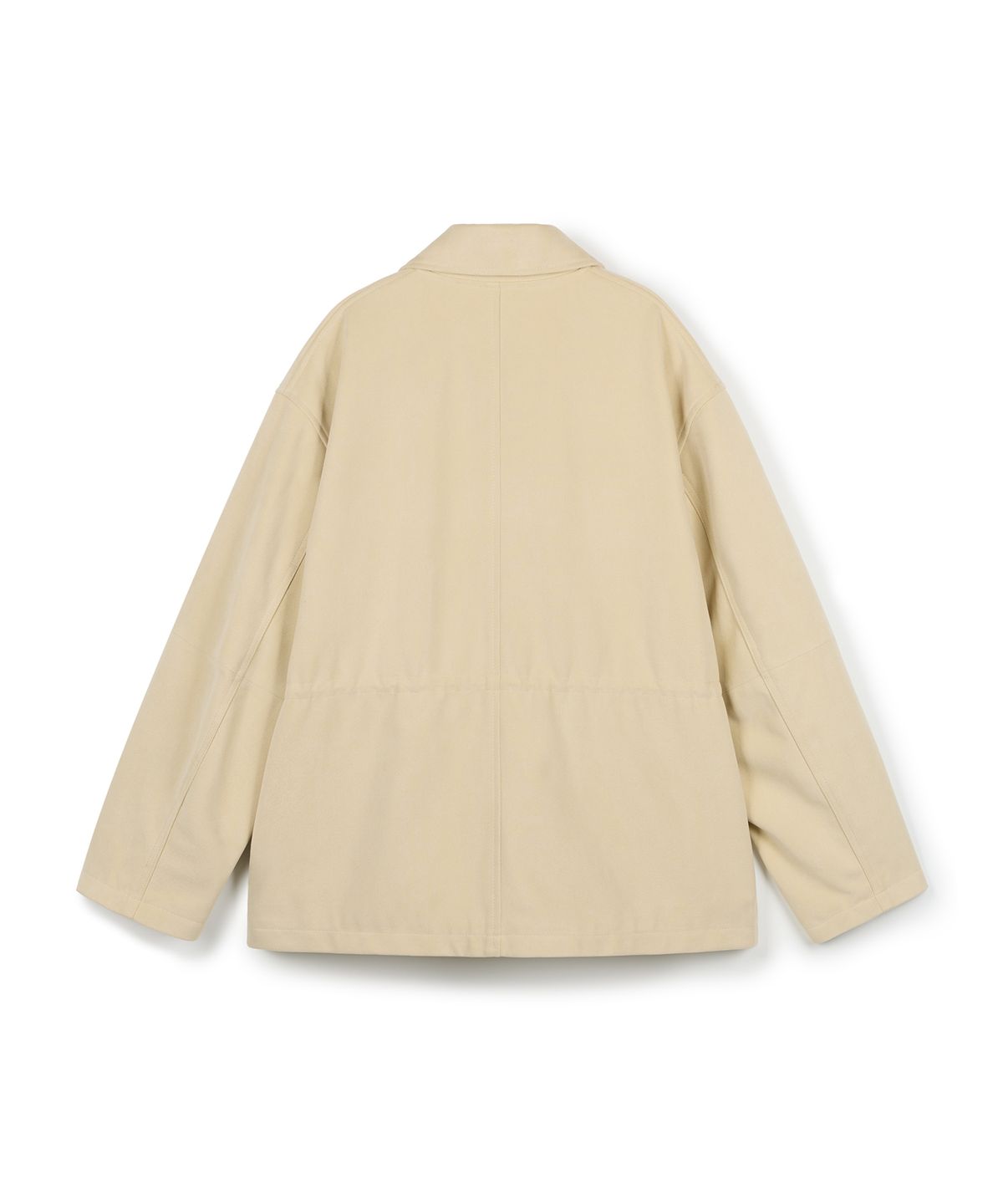 이알에이(ERA) UNISEX ERA FAUX SUEDE SAFARI JACKET - CREAM