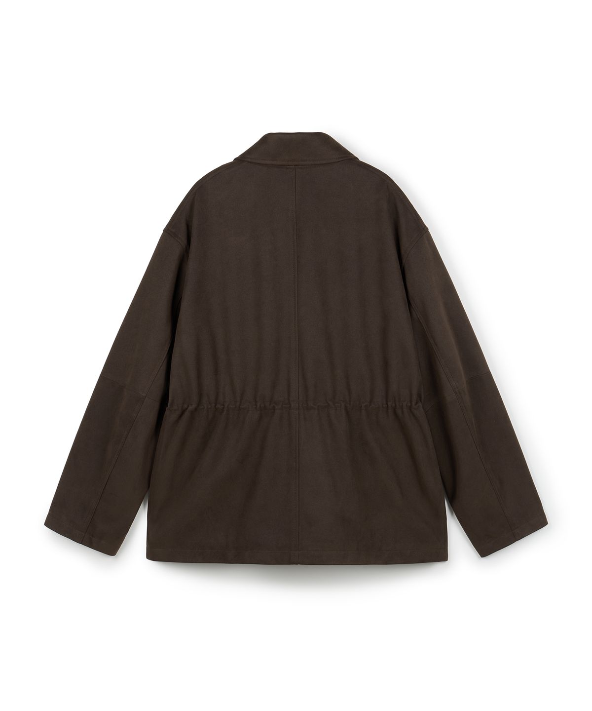 이알에이(ERA) UNISEX ERA FAUX SUEDE SAFARI JACKET - BROWN