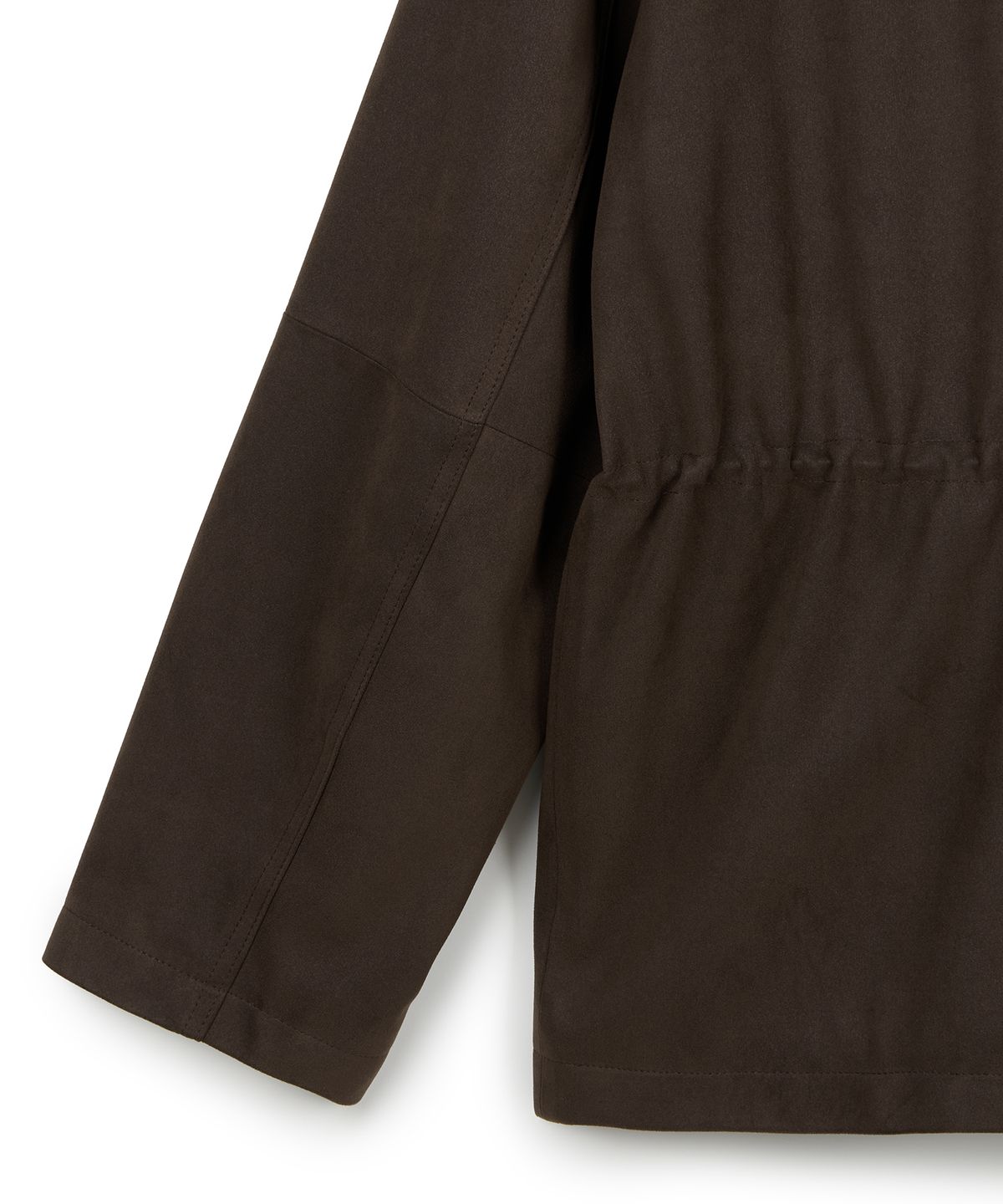 이알에이(ERA) UNISEX ERA FAUX SUEDE SAFARI JACKET - BROWN