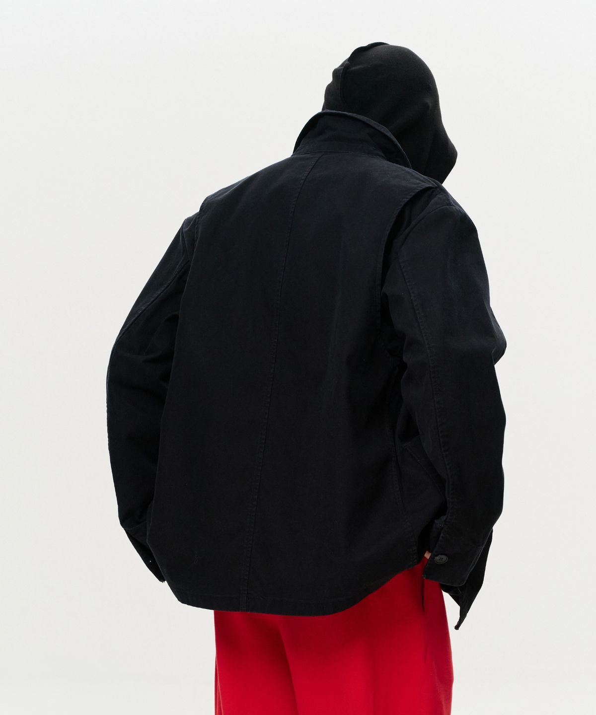 이알에이(ERA) UNISEX ERA WASHED WORK JACKET - VINTAGE BLACK