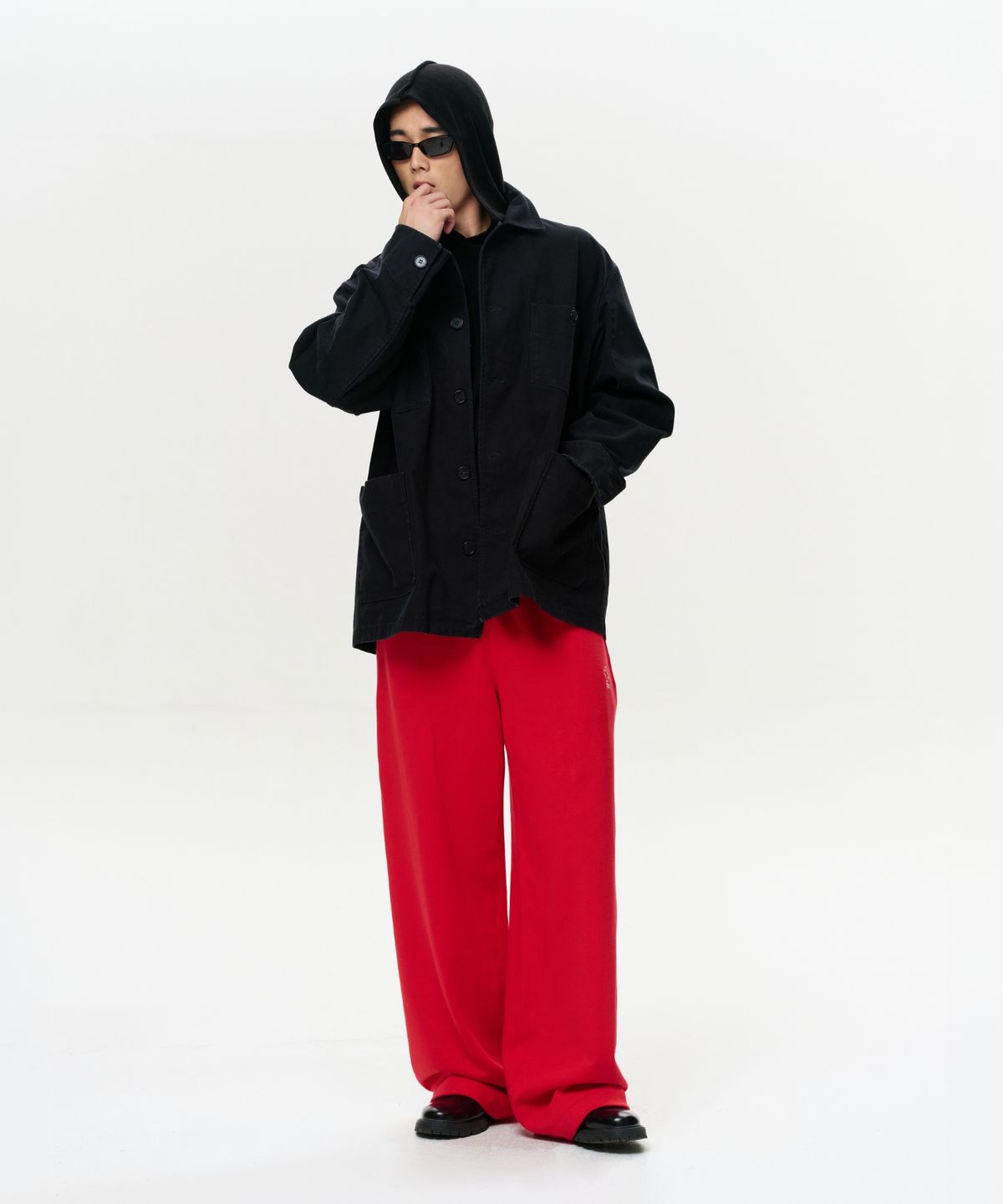 이알에이(ERA) UNISEX ERA WASHED WORK JACKET - VINTAGE BLACK