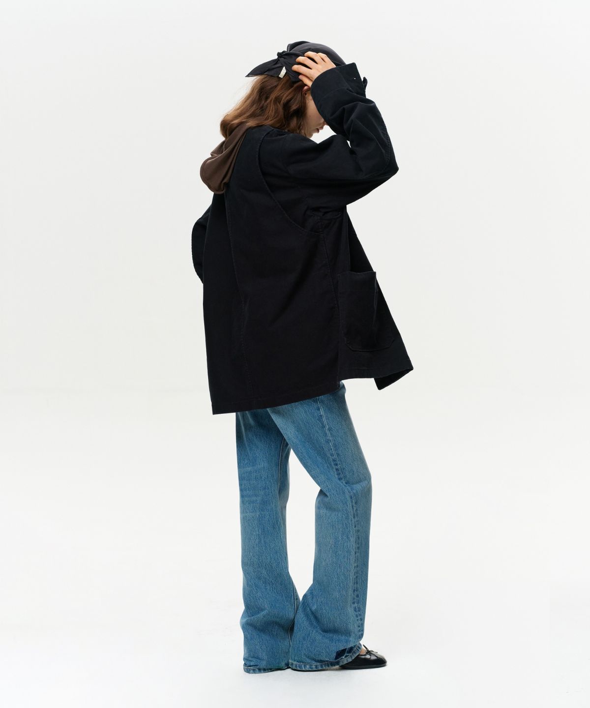 이알에이(ERA) UNISEX ERA WASHED WORK JACKET - VINTAGE BLACK
